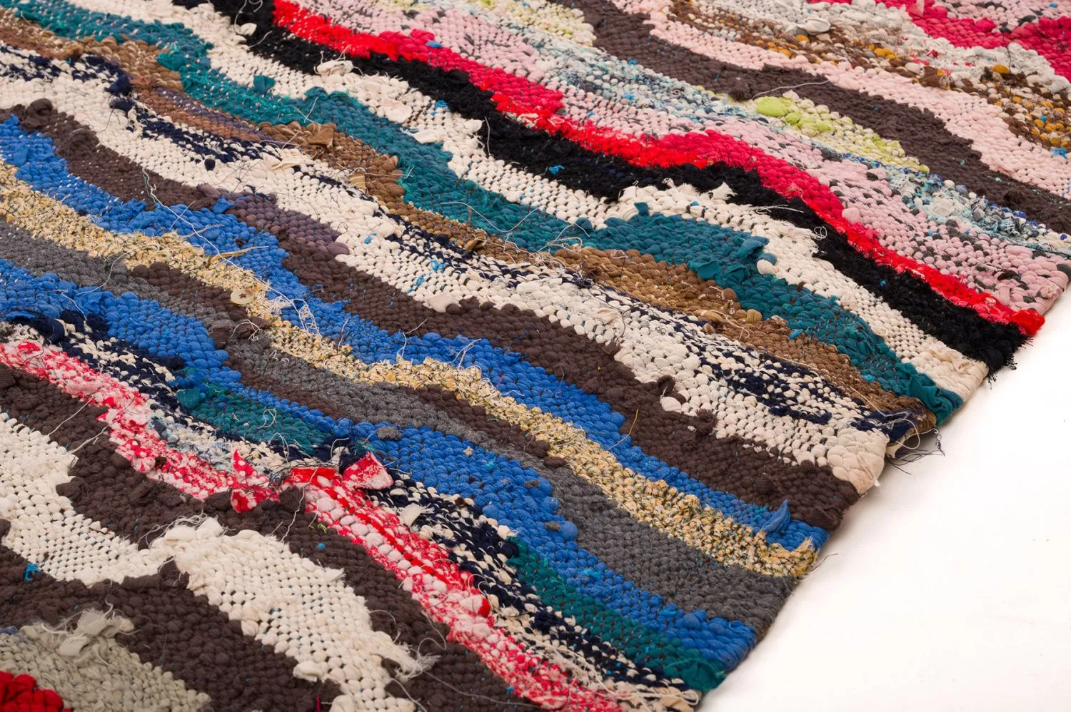 Berberyjskie Dywany Boucherouite Z Maroka 150 x 305 cm