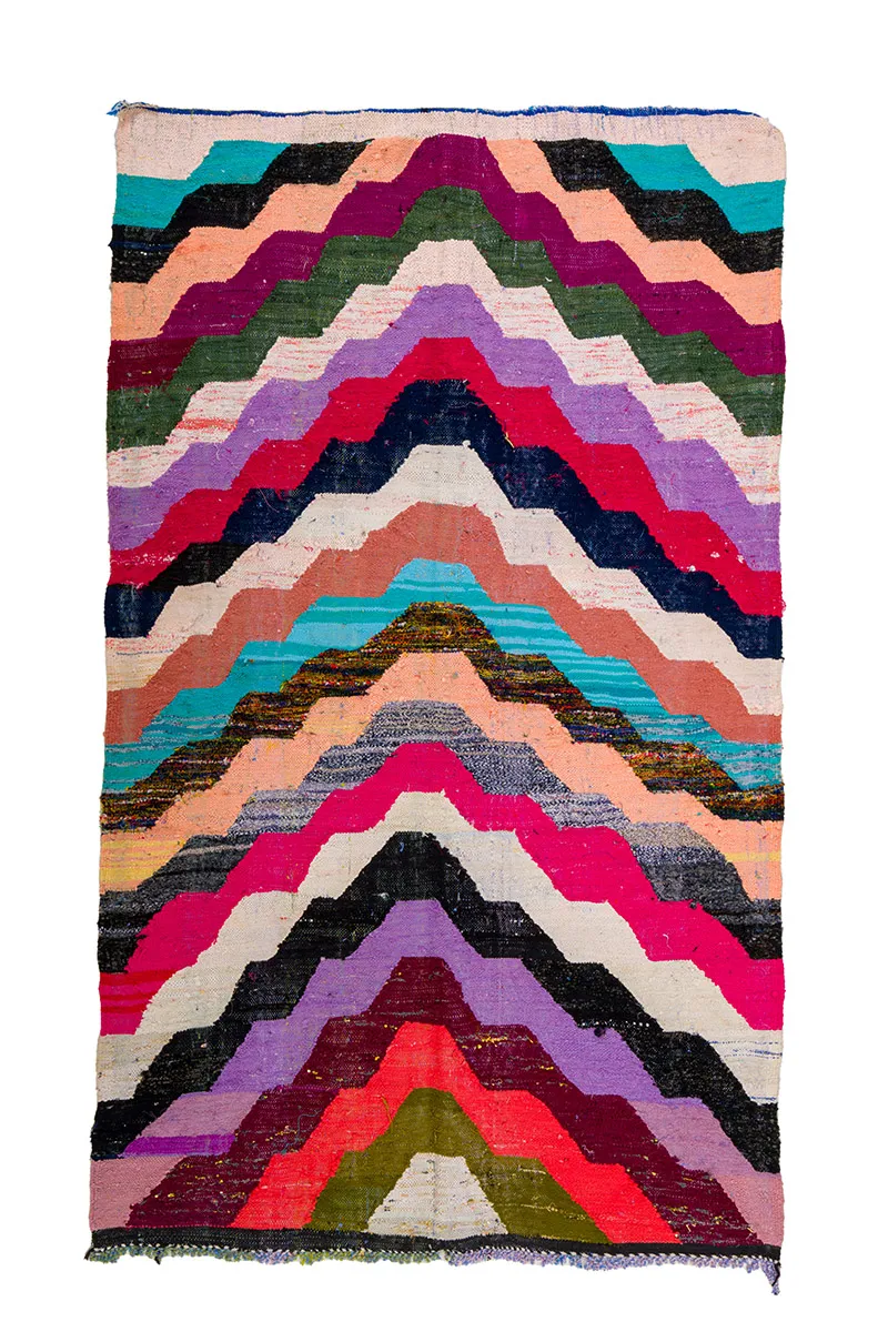 Berberyjskie Dywany Boucherouite Z Maroka 145 x 235 cm