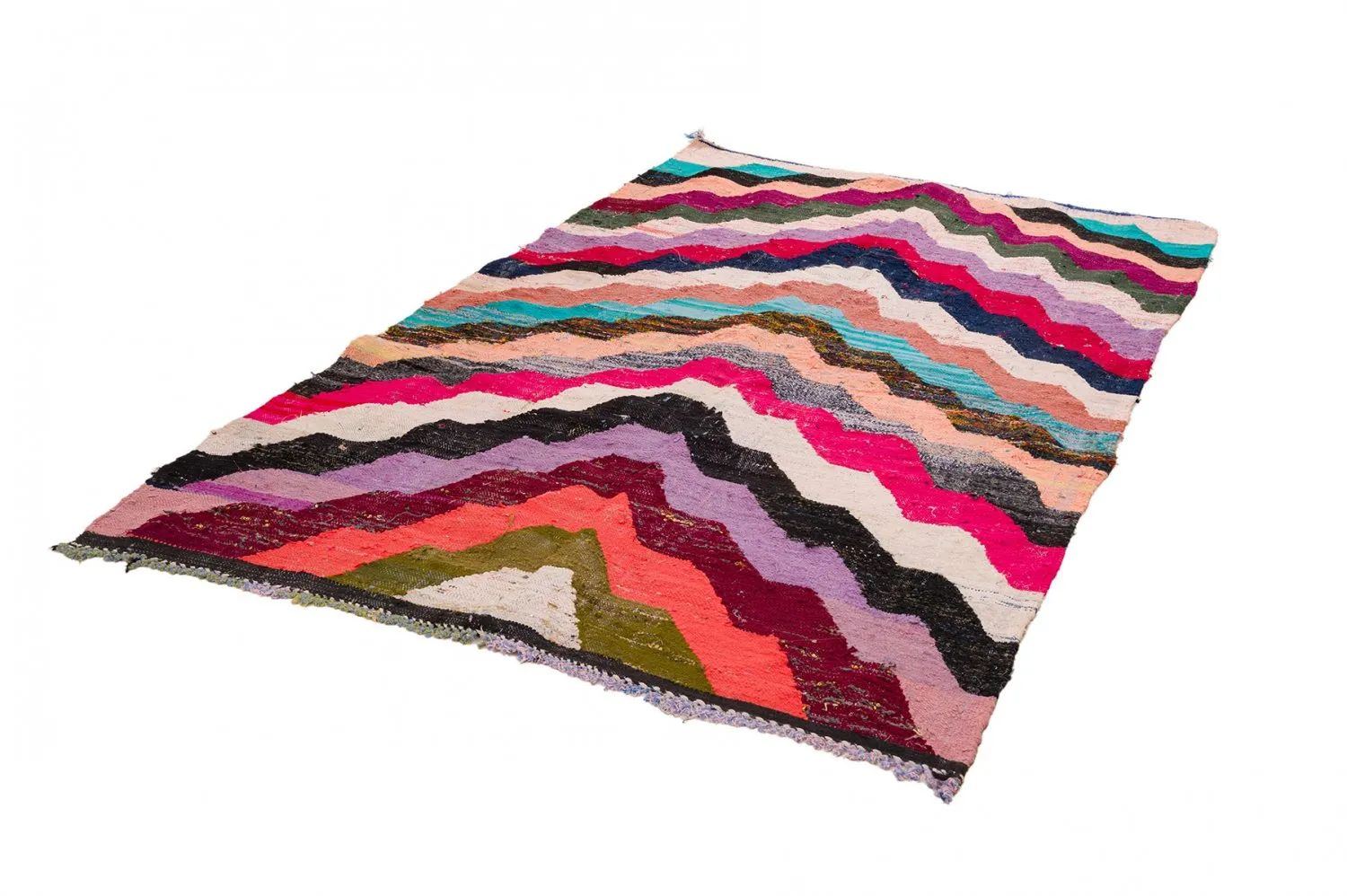 Berberyjskie Dywany Boucherouite Z Maroka 145 x 235 cm