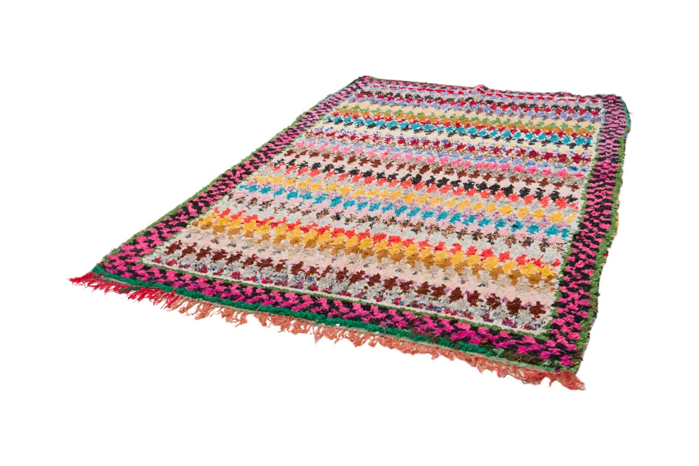 Berberyjskie Dywany Boucherouite Z Maroka 250 x 160 cm