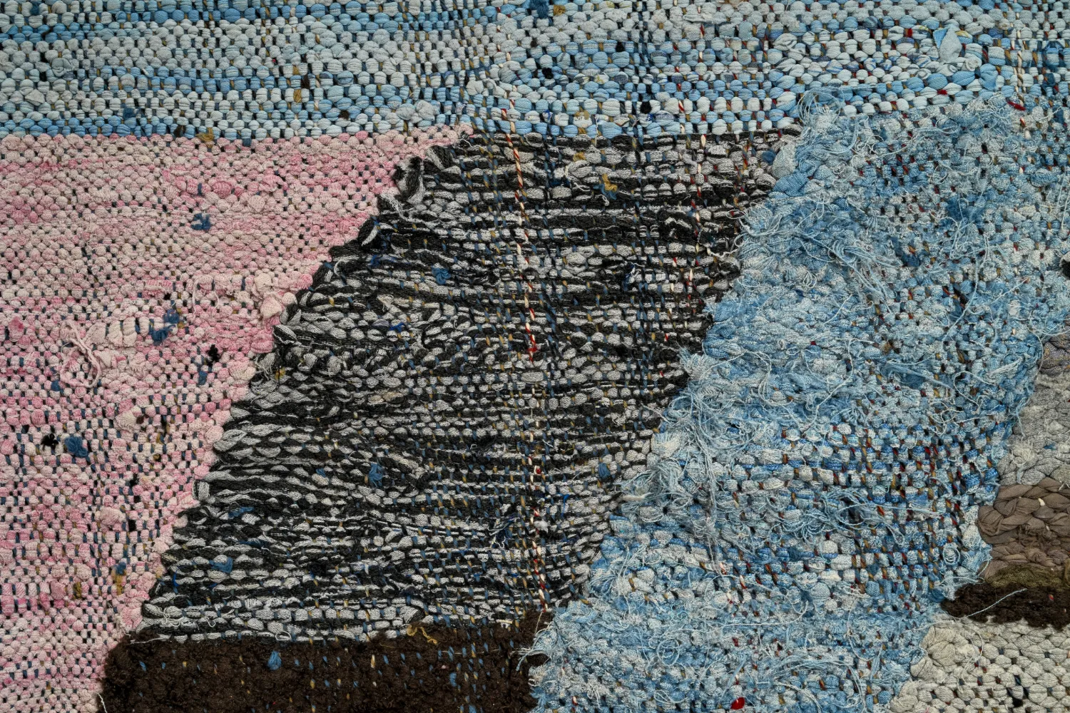 Berberyjskie Dywany Boucherouite Z Maroka 140 x 255 cm