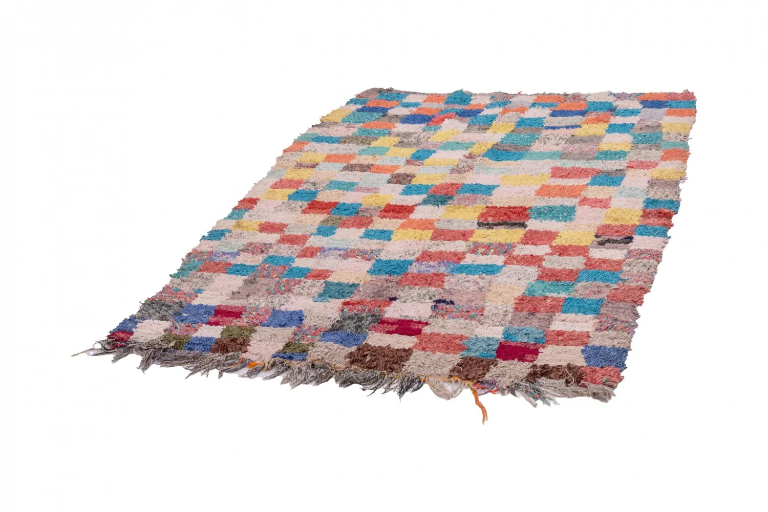 Berberyjskie Dywany Boucherouite Z Maroka 170 x 120 cm