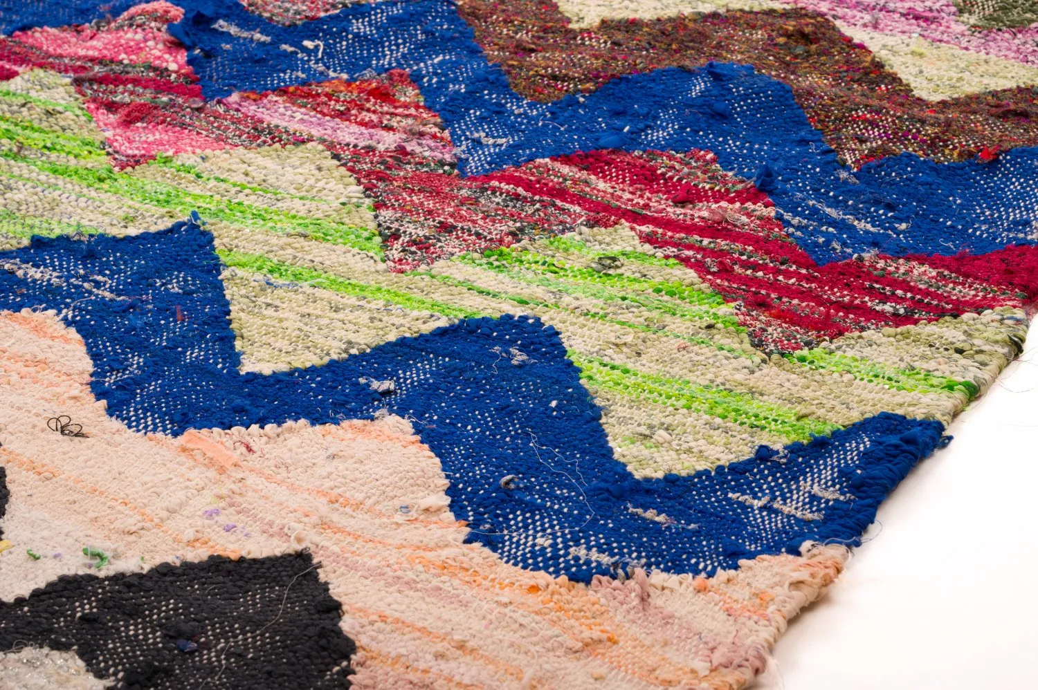 Berberyjskie Dywany Boucherouite Z Maroka 125 x 245 cm