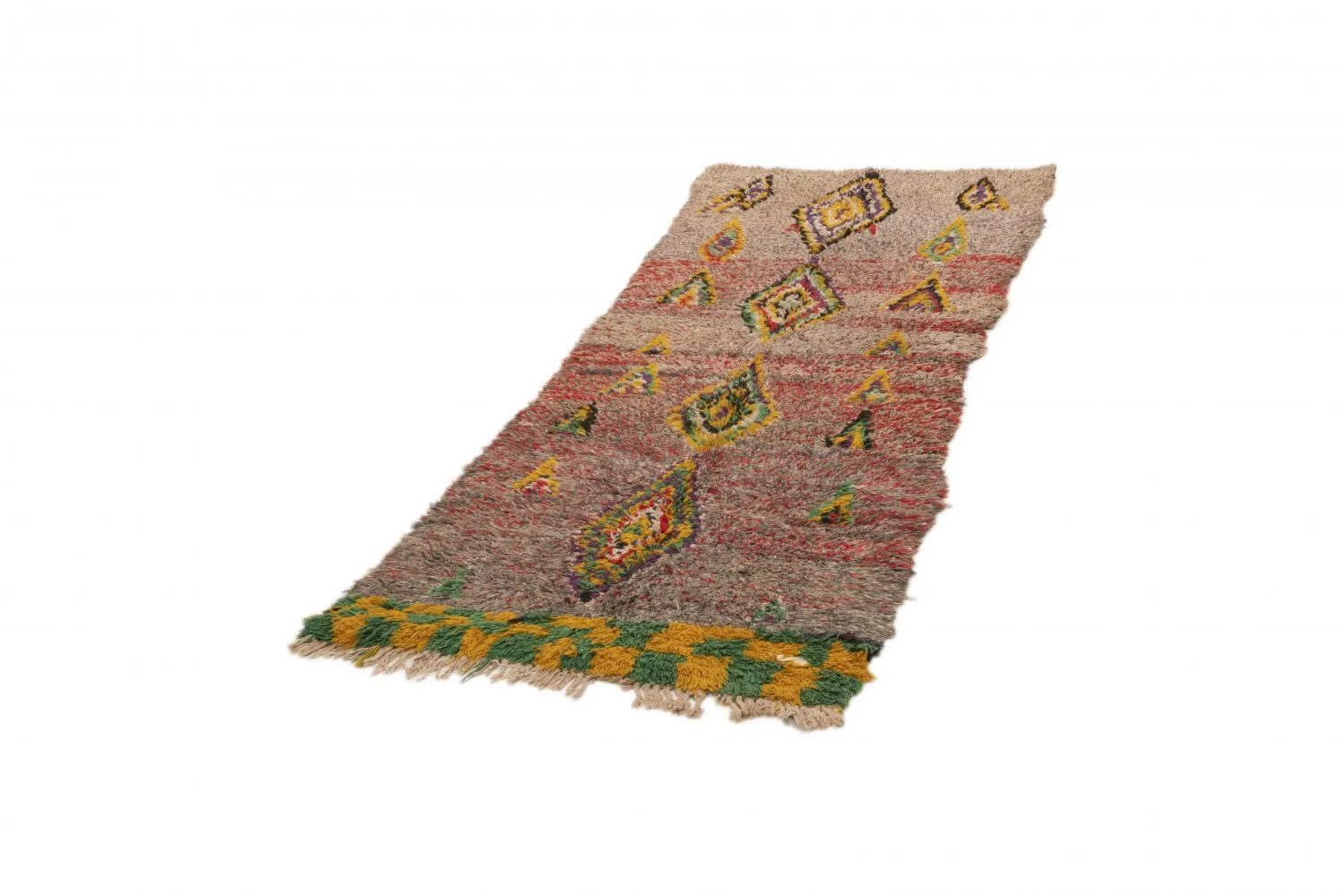 Berberyjskie Dywany Boucherouite Z Maroka 230 x 80 cm