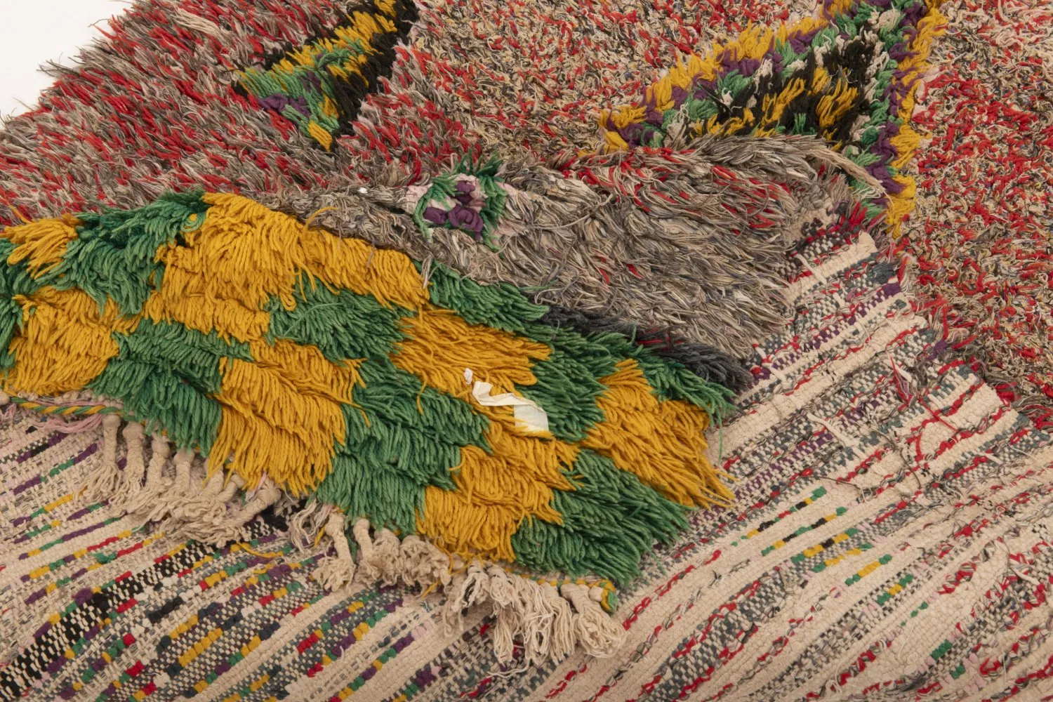 Berberyjskie Dywany Boucherouite Z Maroka 230 x 80 cm
