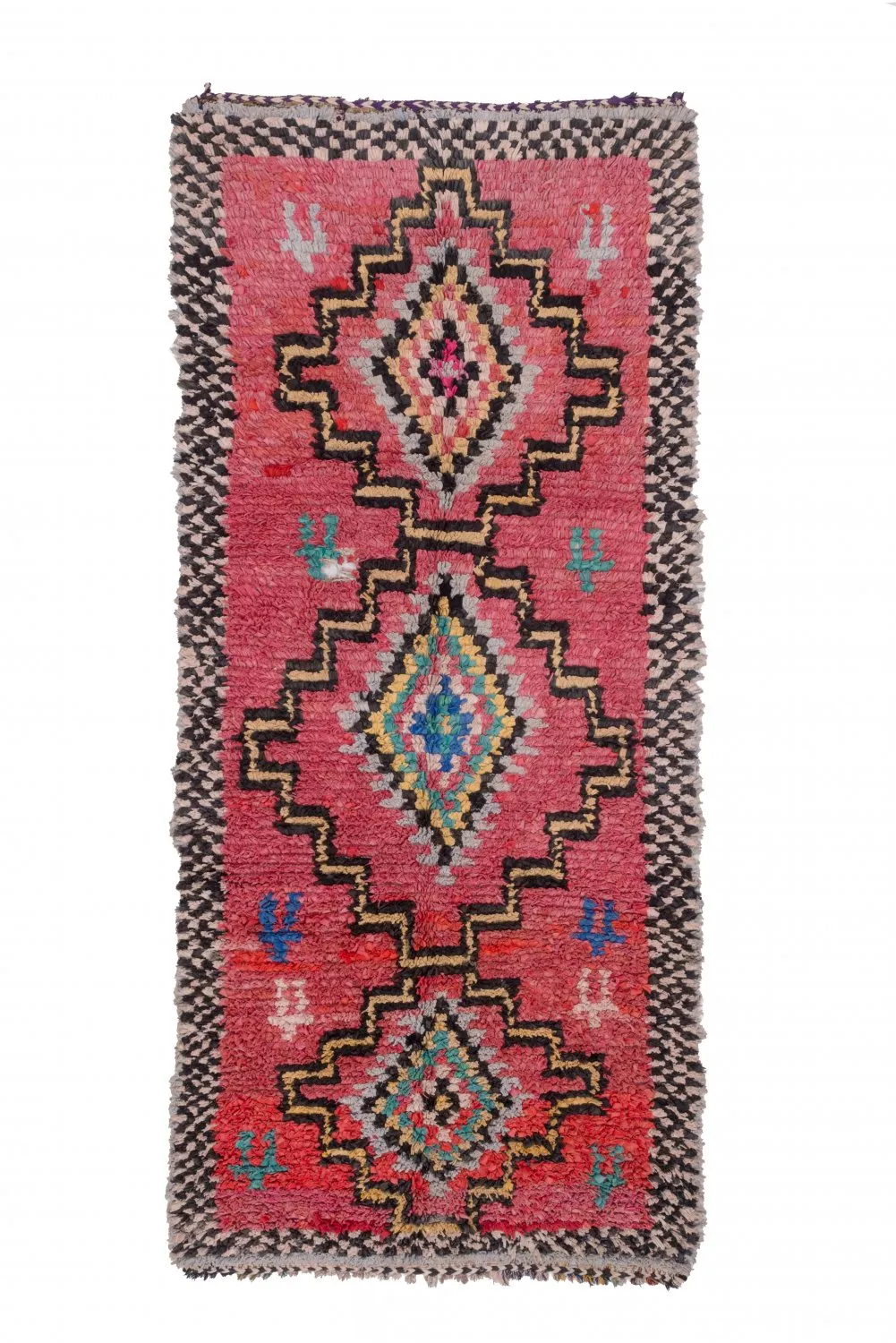 Berberyjskie Dywany Boucherouite Z Maroka 285 x 130 cm