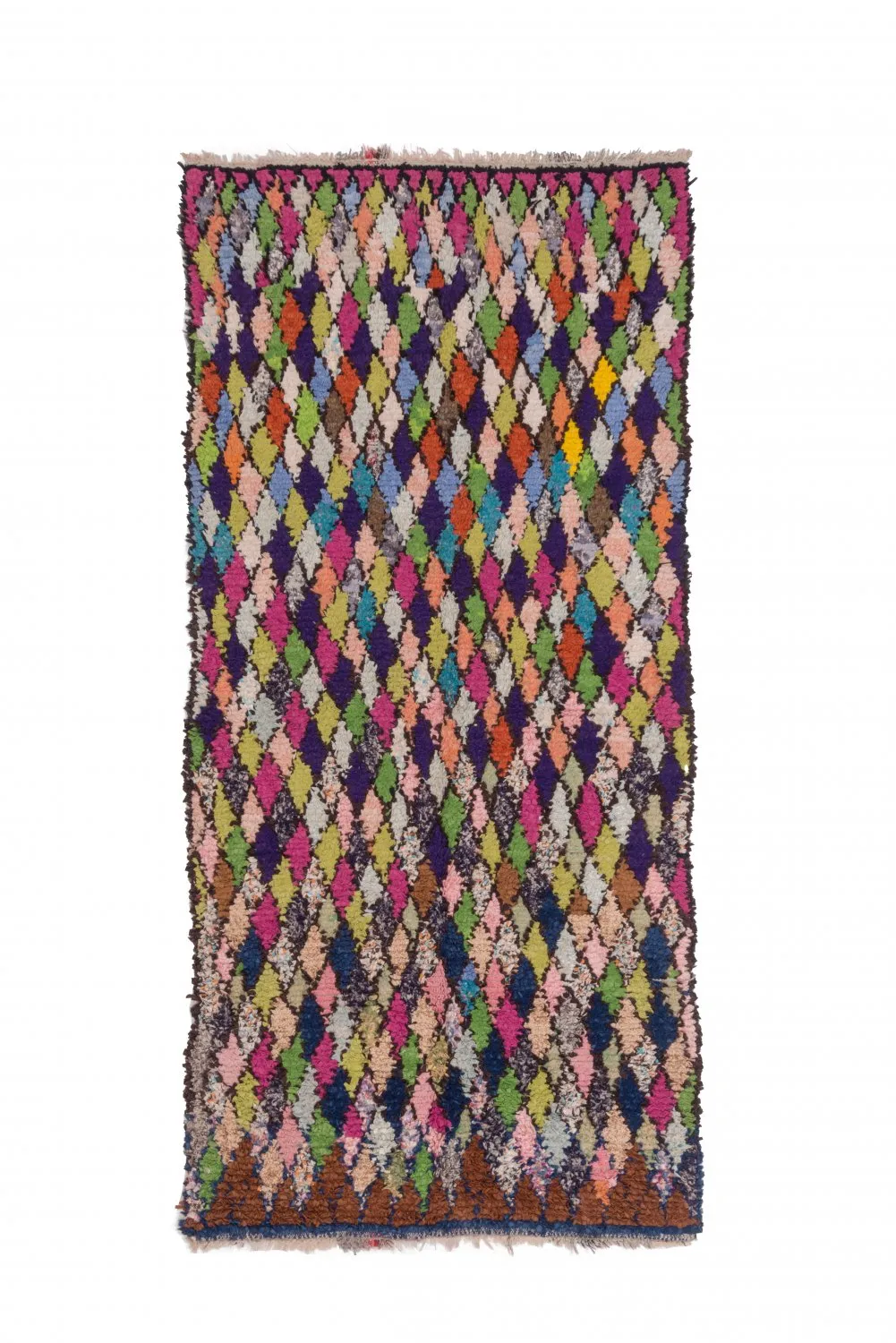 Berberyjskie Dywany Boucherouite Z Maroka 245 x 115 cm