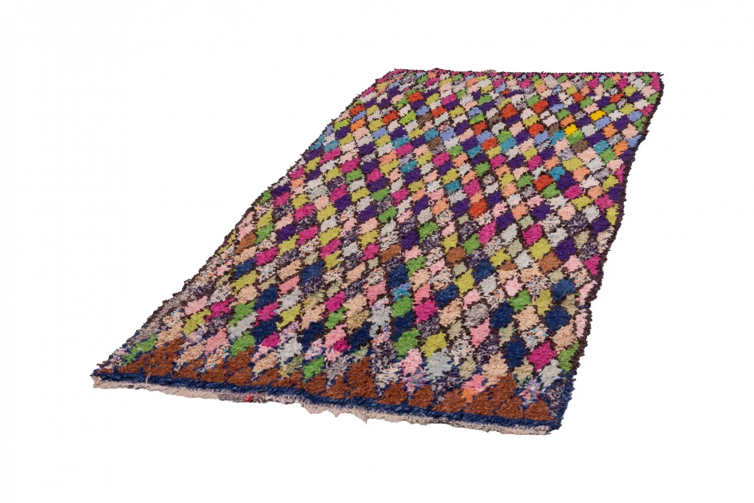 Berberyjskie Dywany Boucherouite Z Maroka 245 x 115 cm