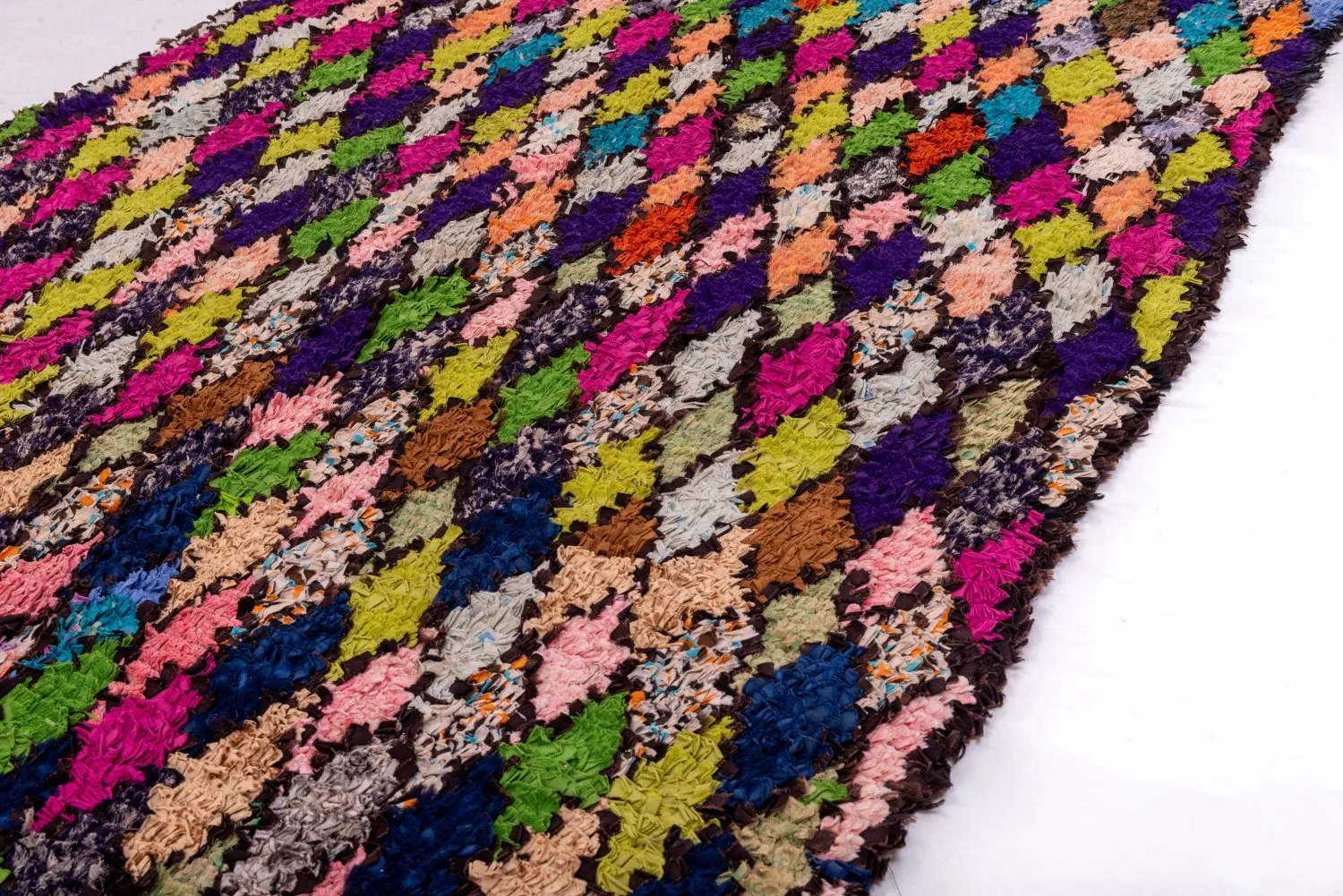 Berberyjskie Dywany Boucherouite Z Maroka 245 x 115 cm