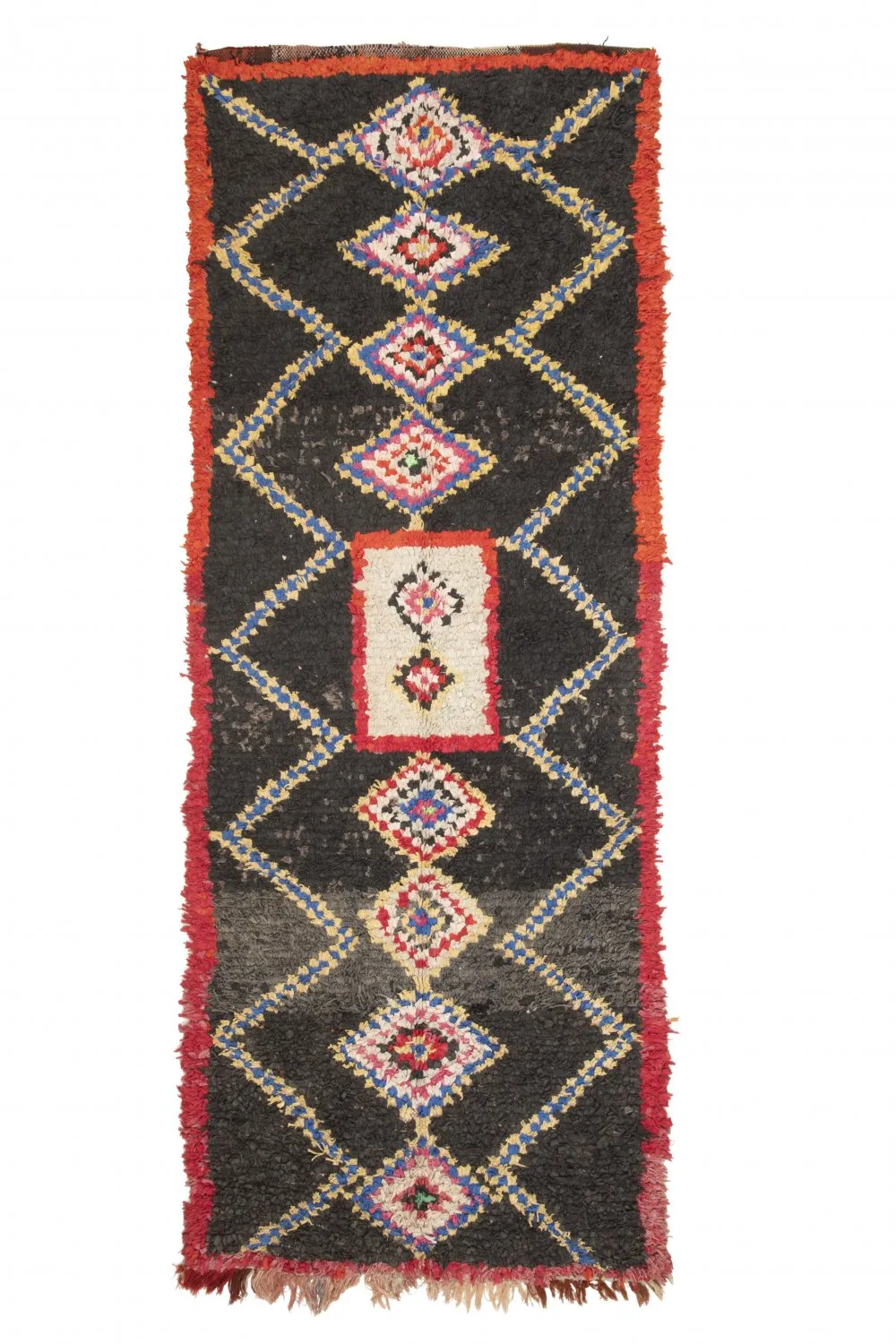 Berberyjskie Dywany Boucherouite Z Maroka 335 x 125 cm