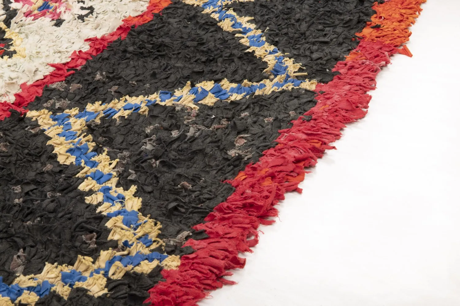Berberyjskie Dywany Boucherouite Z Maroka 335 x 125 cm