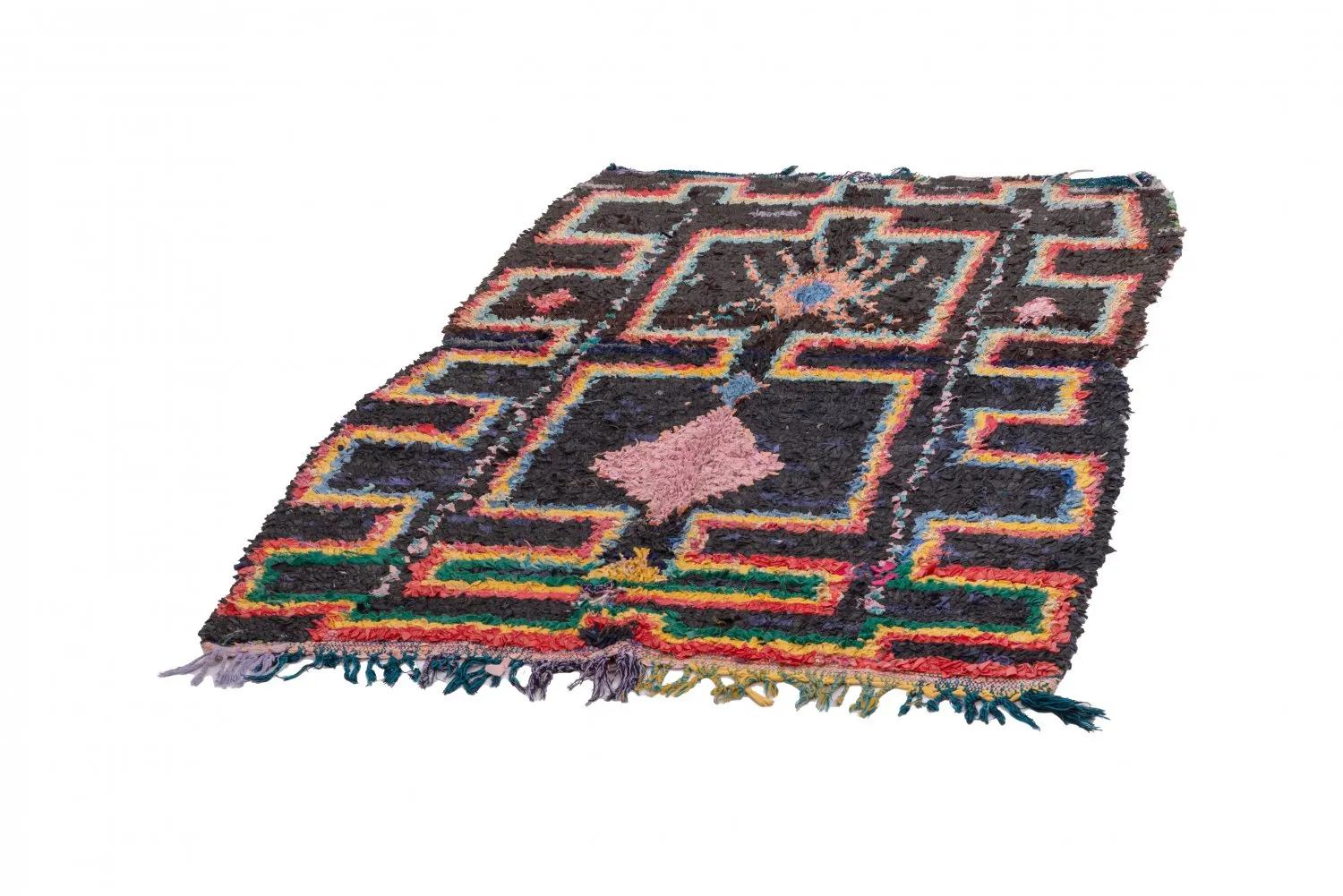 Berberyjskie Dywany Boucherouite Z Maroka 180 x 120 cm
