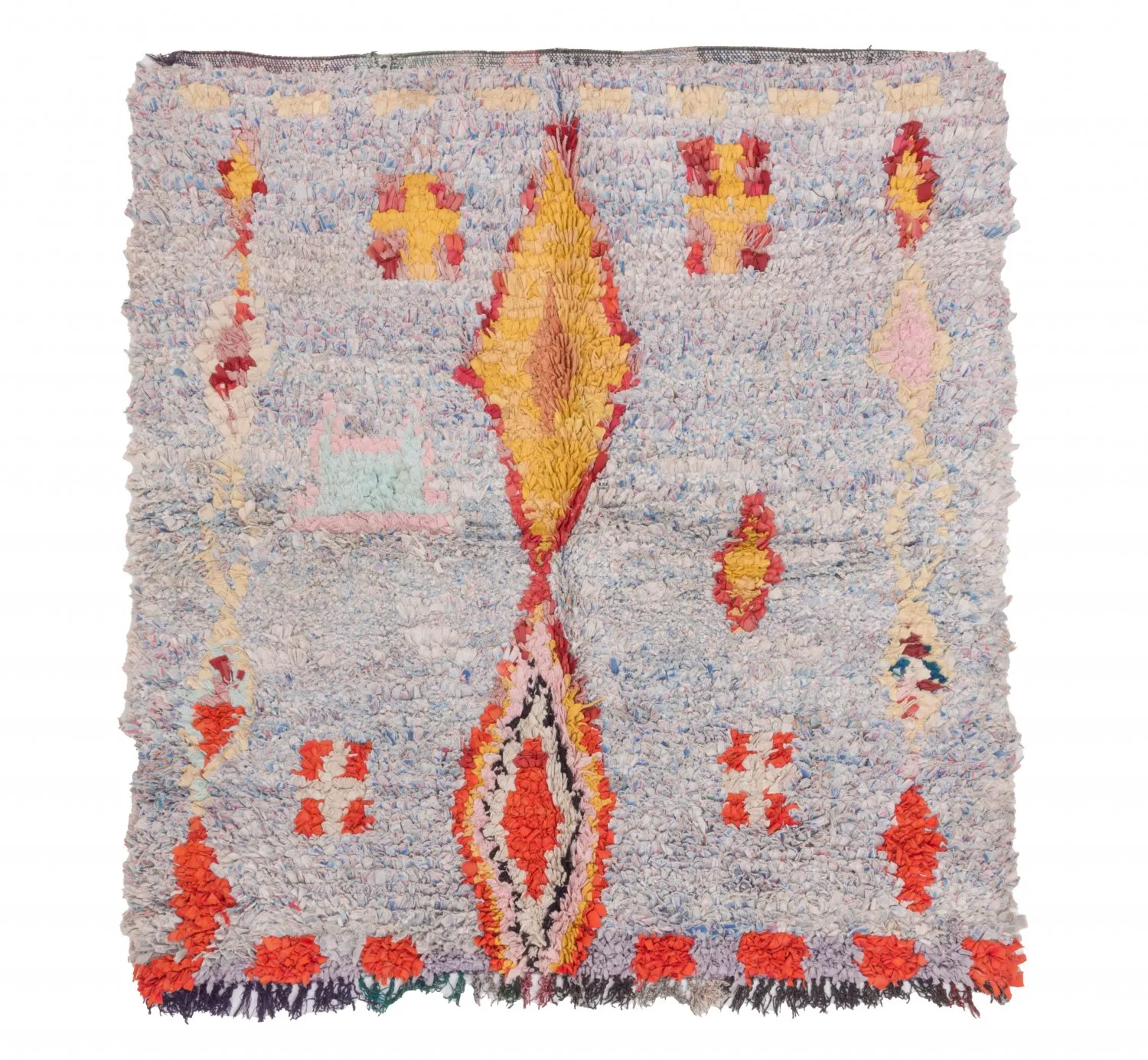 Berberyjskie Dywany Boucherouite Z Maroka 160 x 145 cm