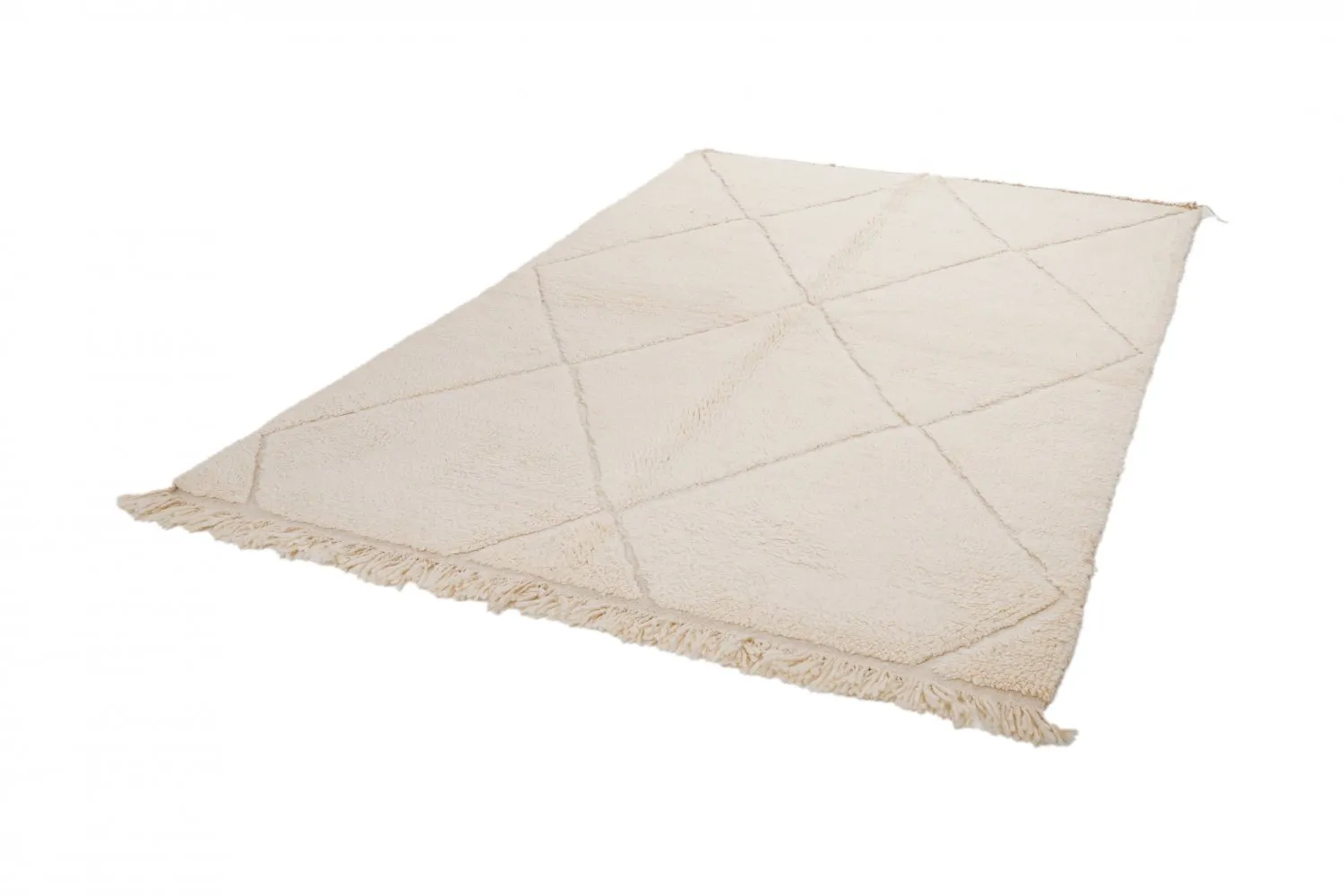 Berberyjskie Dywany Beni Ourain z Maroka 250 x 155 cm
