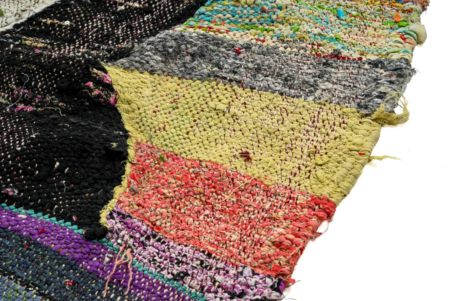 Berberyjskie Dywany Boucherouite Z Maroka 130 x 245 cm