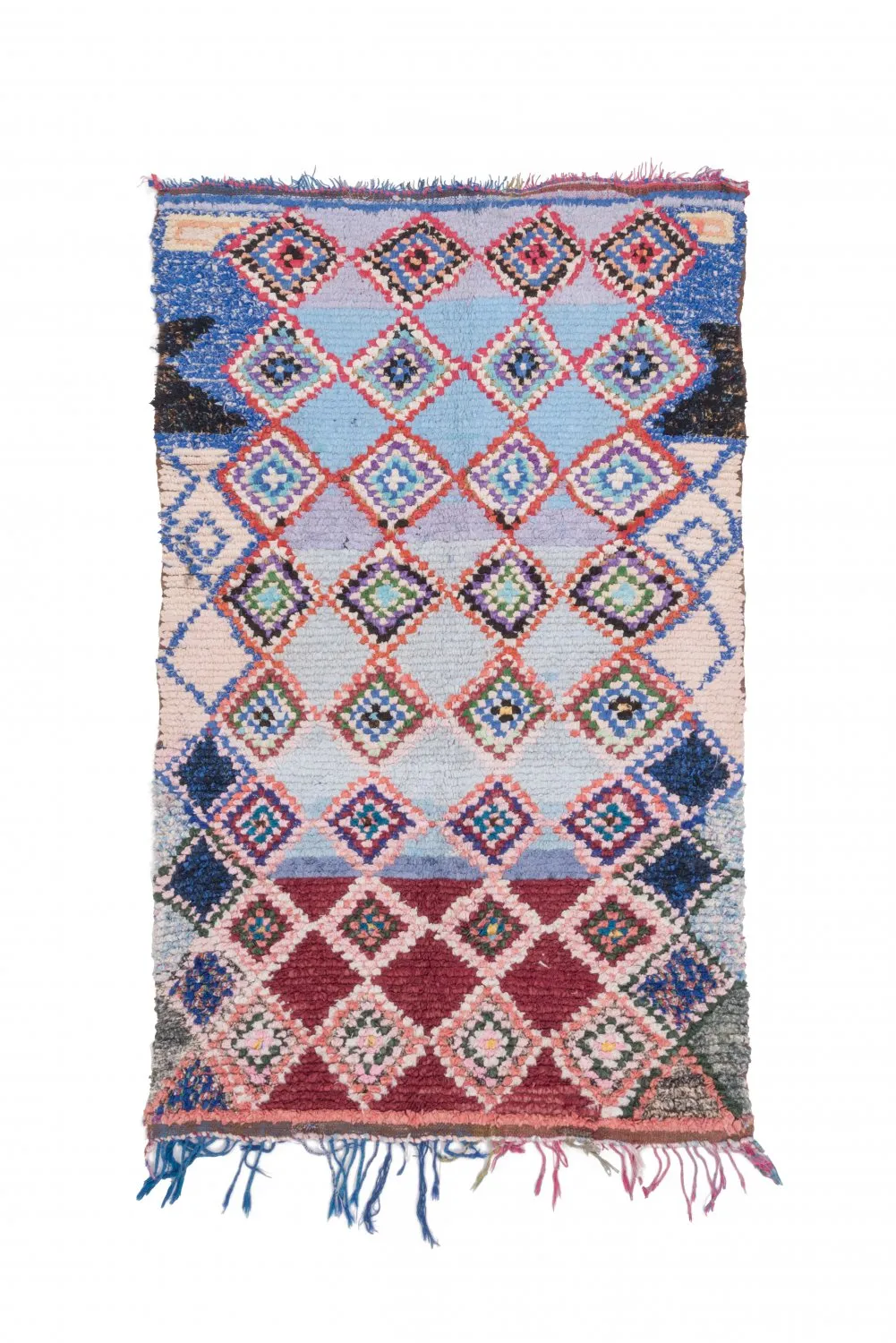 Berberyjskie Dywany Boucherouite Z Maroka 210 x 125 cm