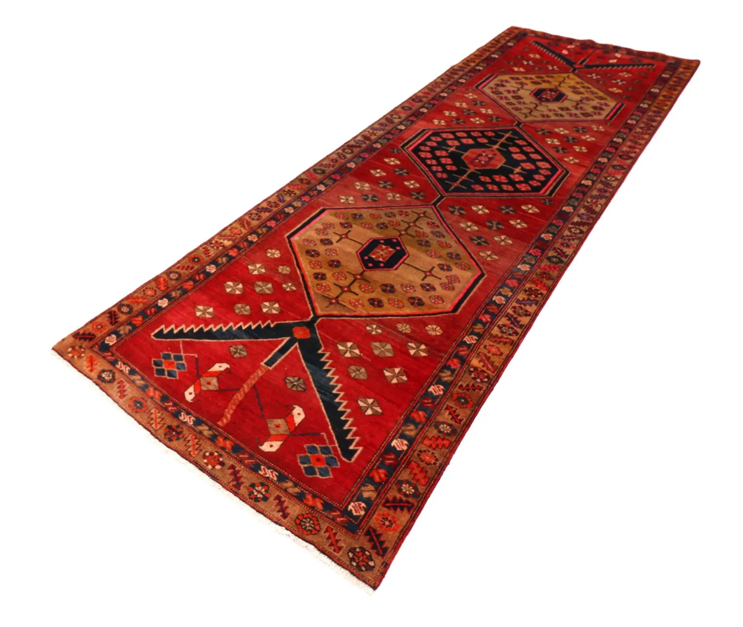 Dywan Orientalny Hamedan 392 x 129 cm