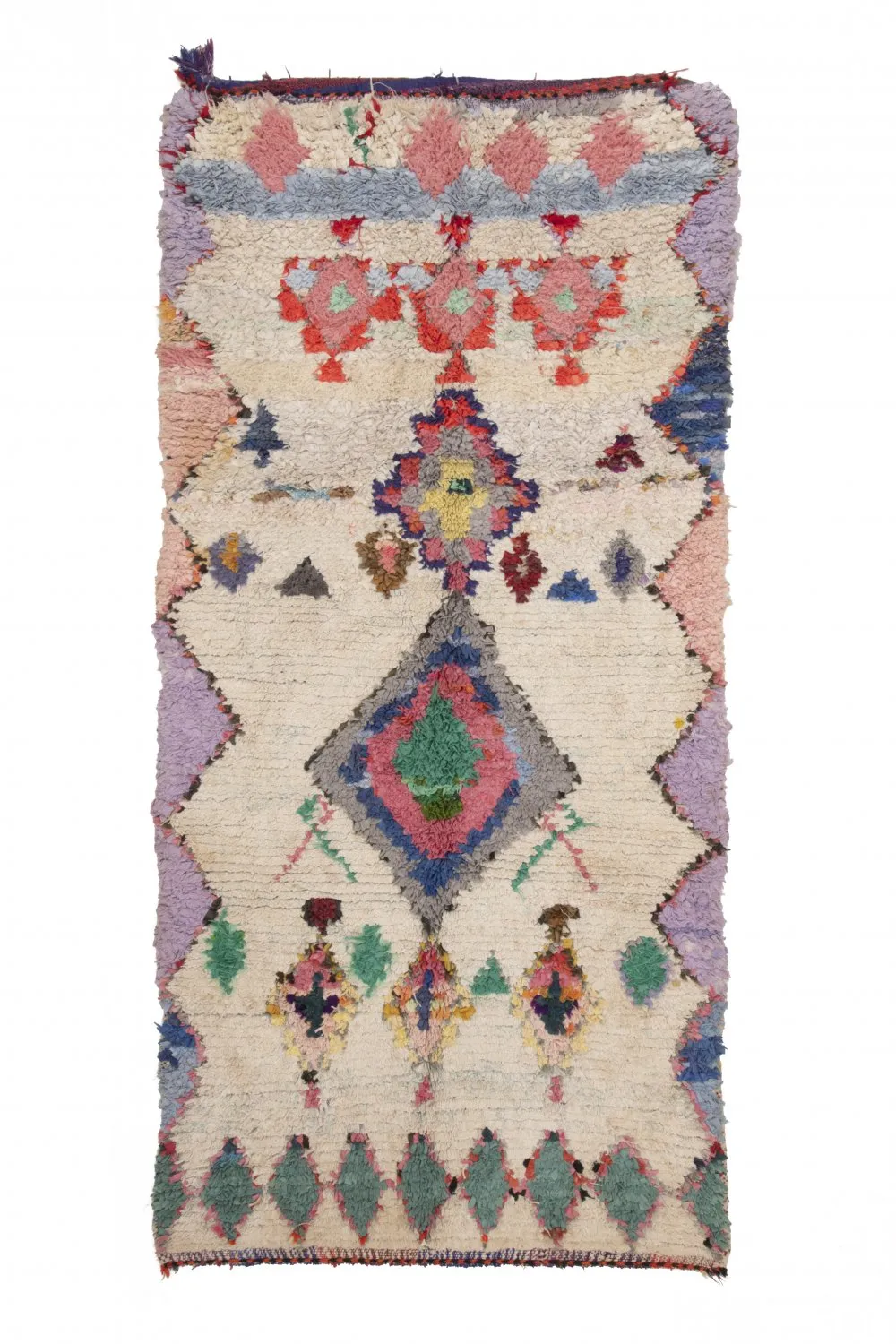 Berberyjskie Dywany Boucherouite Z Maroka 240 x 110 cm