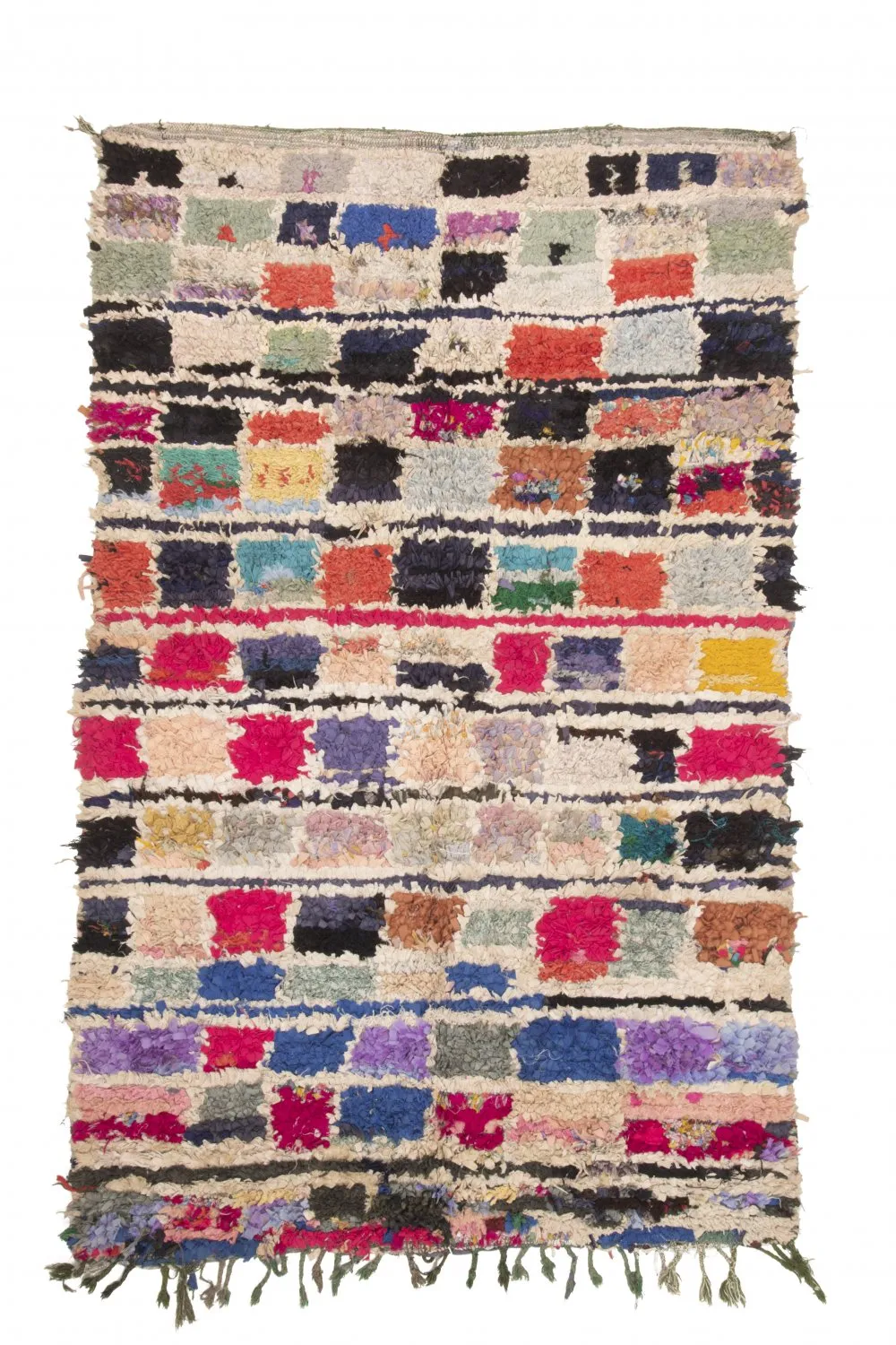 Berberyjskie Dywany Boucherouite Z Maroka 230 x 135 cm