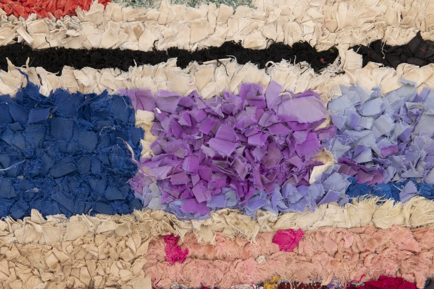 Berberyjskie Dywany Boucherouite Z Maroka 230 x 135 cm