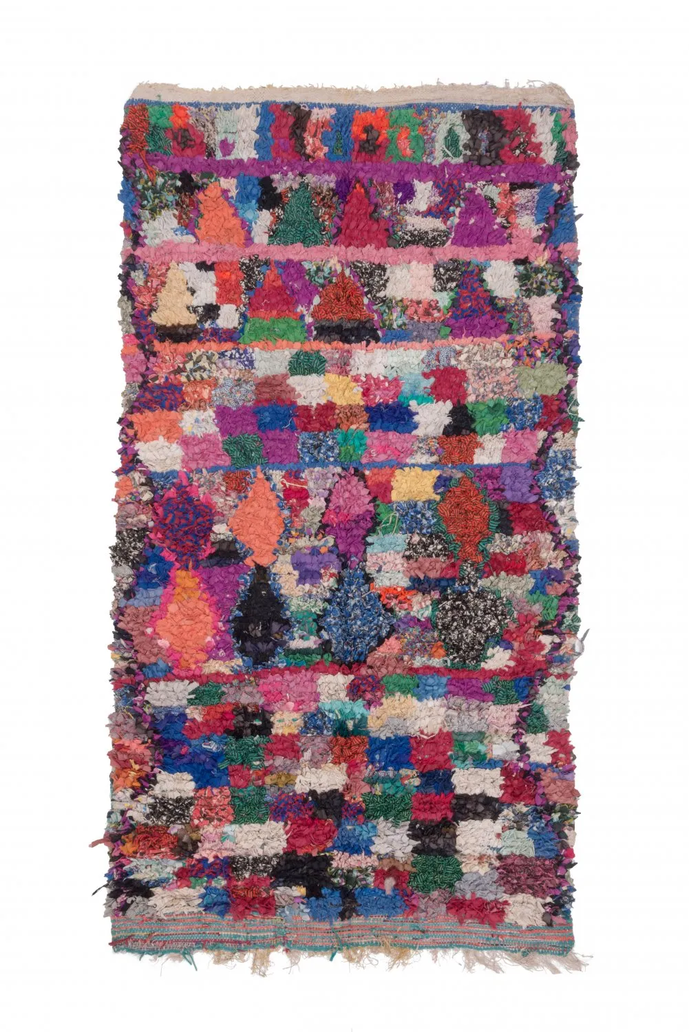 Berberyjskie Dywany Boucherouite Z Maroka 250 x 130 cm
