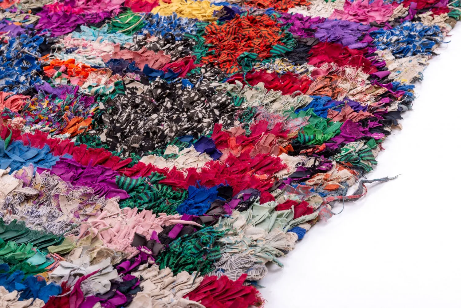 Berberyjskie Dywany Boucherouite Z Maroka 250 x 130 cm