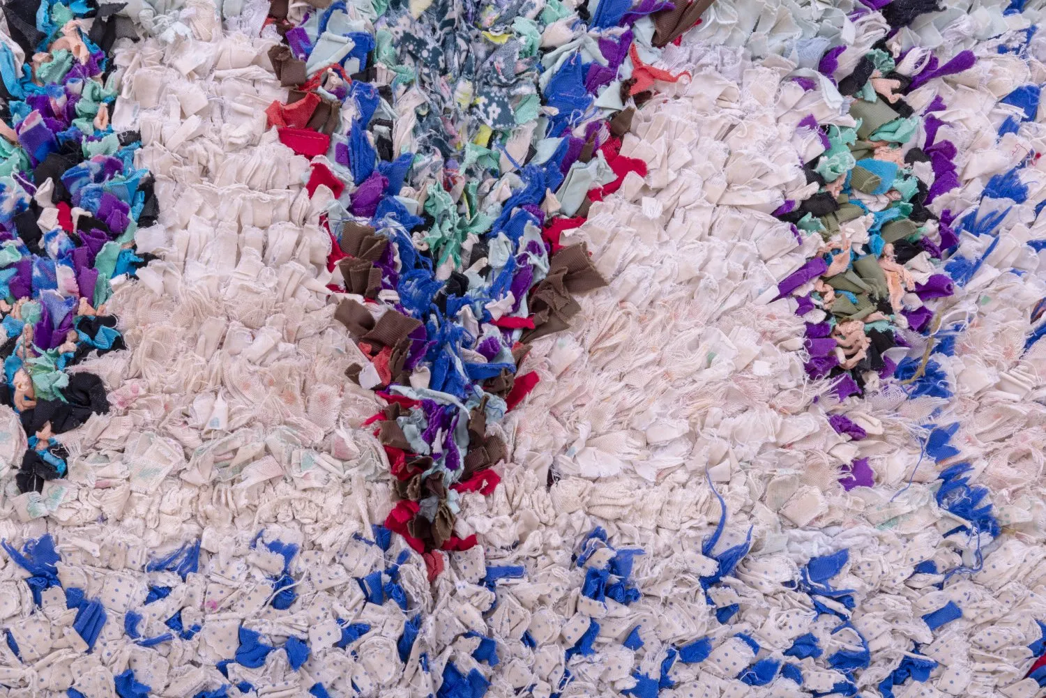 Berberyjskie Dywany Boucherouite Z Maroka 250 x 90 cm