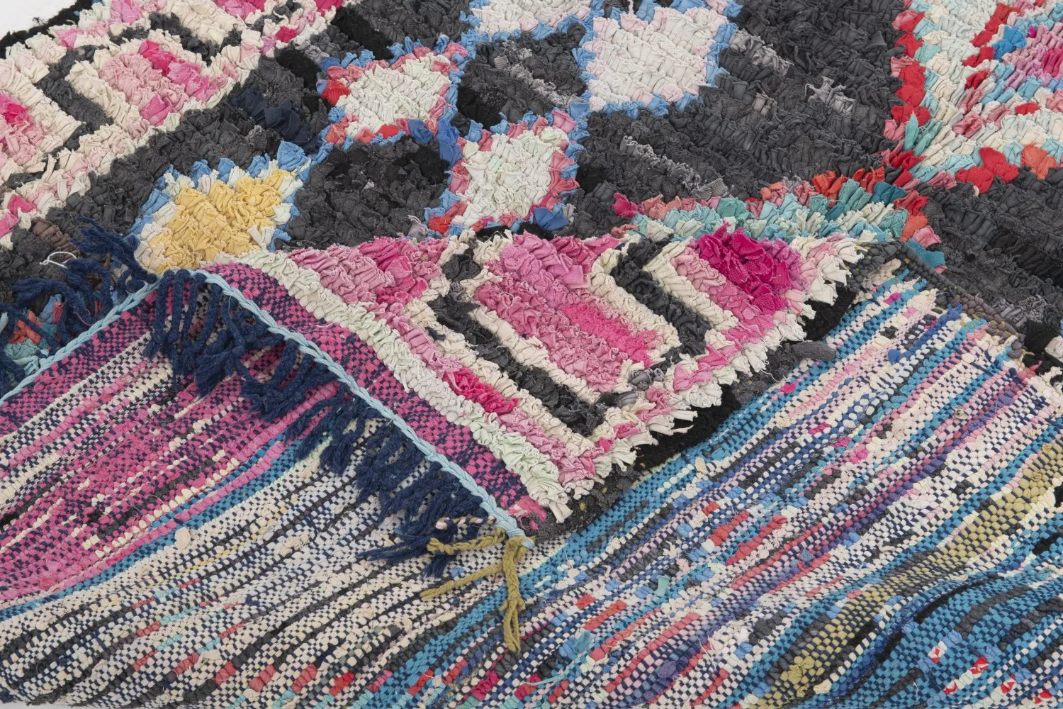 Berberyjskie Dywany Boucherouite Z Maroka 310 x 130 cm