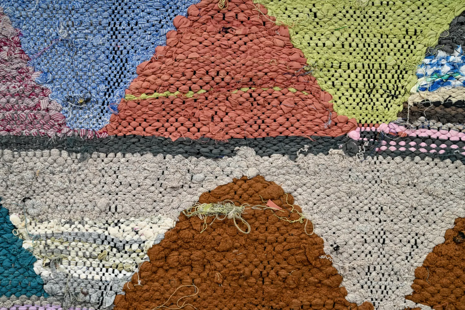 Berberyjskie Dywany Boucherouite Z Maroka 145 x 305 cm