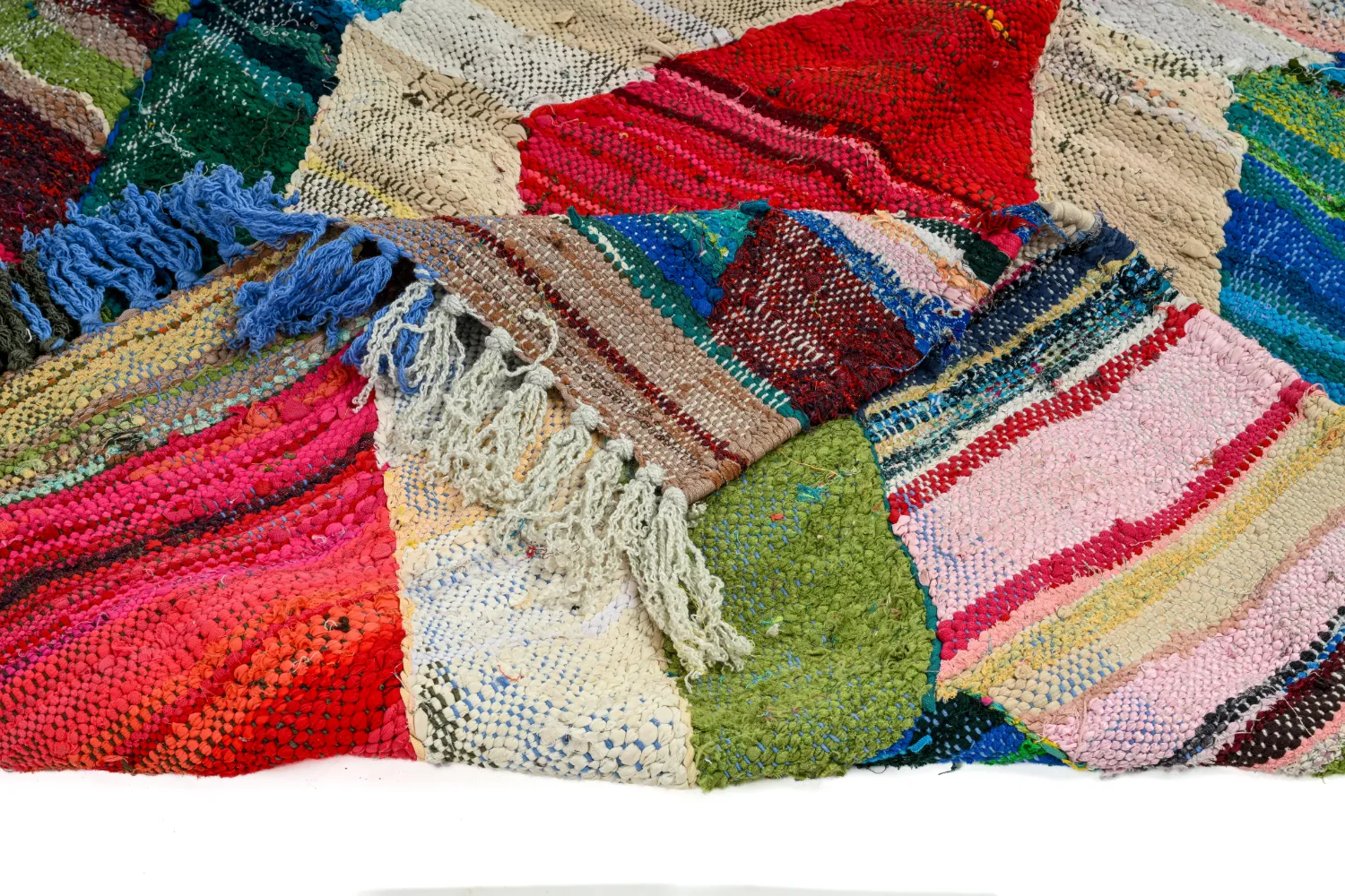 Berberyjskie Dywany Boucherouite Z Maroka 130 x 205 cm