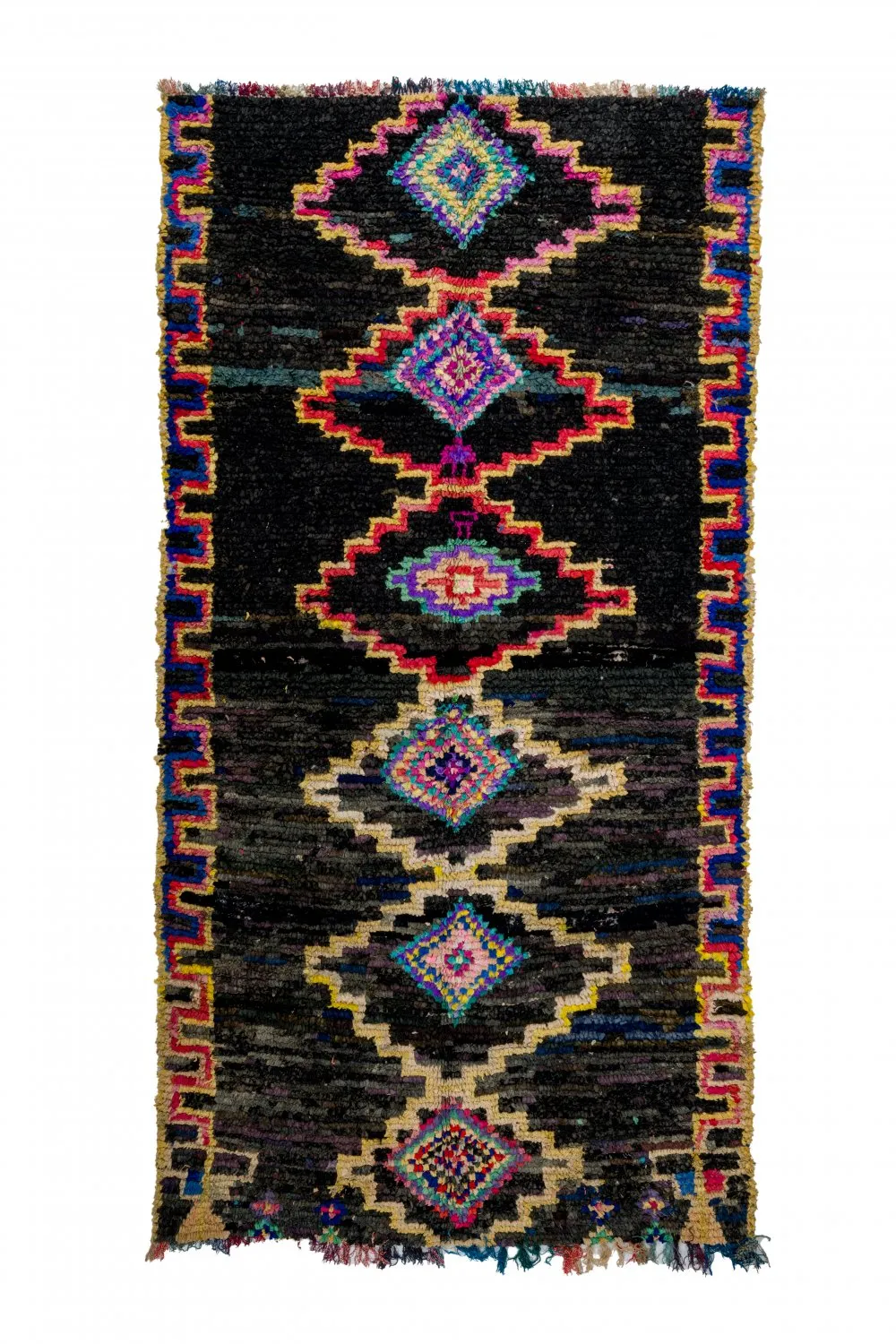 Berberyjskie Dywany Boucherouite Z Maroka 275 x 145 cm