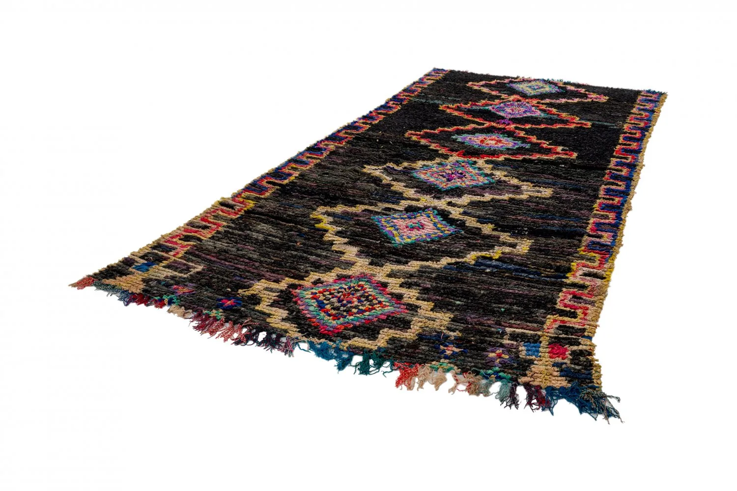 Berberyjskie Dywany Boucherouite Z Maroka 275 x 145 cm