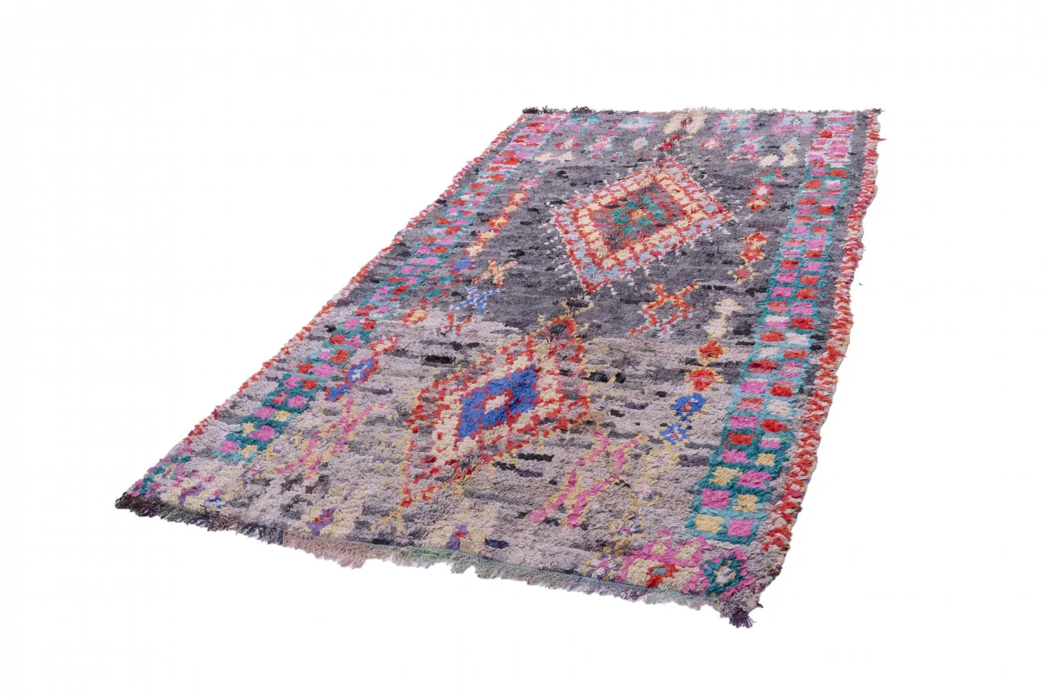 Berberyjskie Dywany Boucherouite Z Maroka 230 x 125 cm
