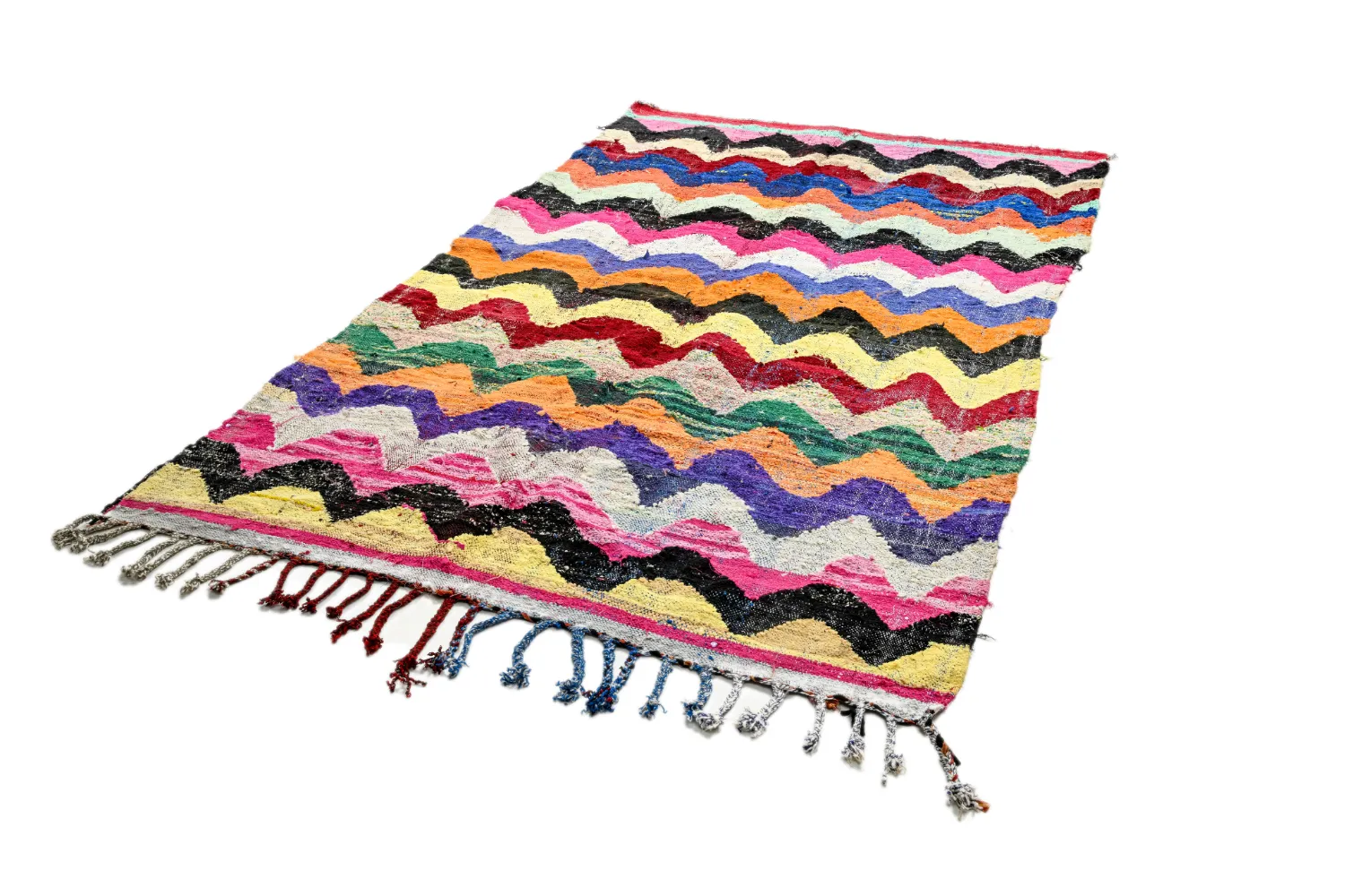 Berberyjskie Dywany Boucherouite Z Maroka 150 x 260 cm