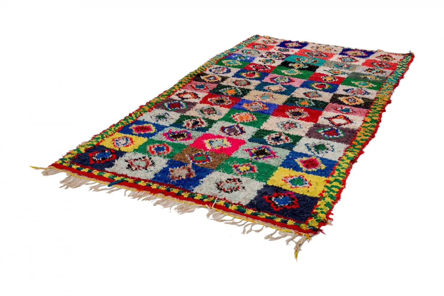 Berberyjskie Dywany Boucherouite Z Maroka 290 x 145 cm