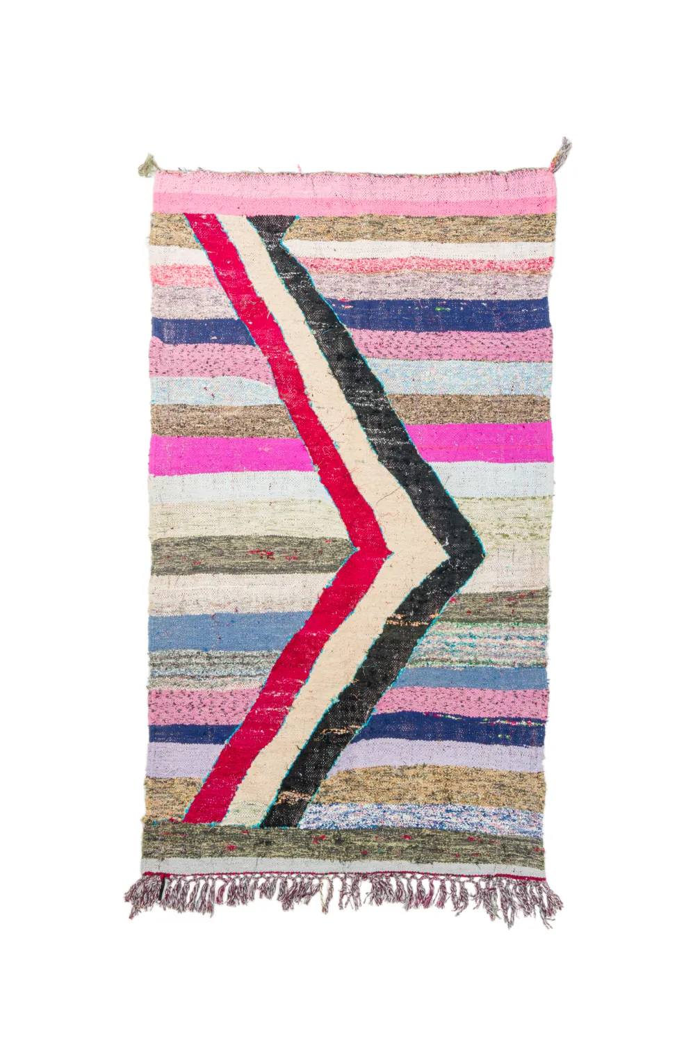 Berberyjskie Dywany Boucherouite Z Maroka 130 x 225 cm