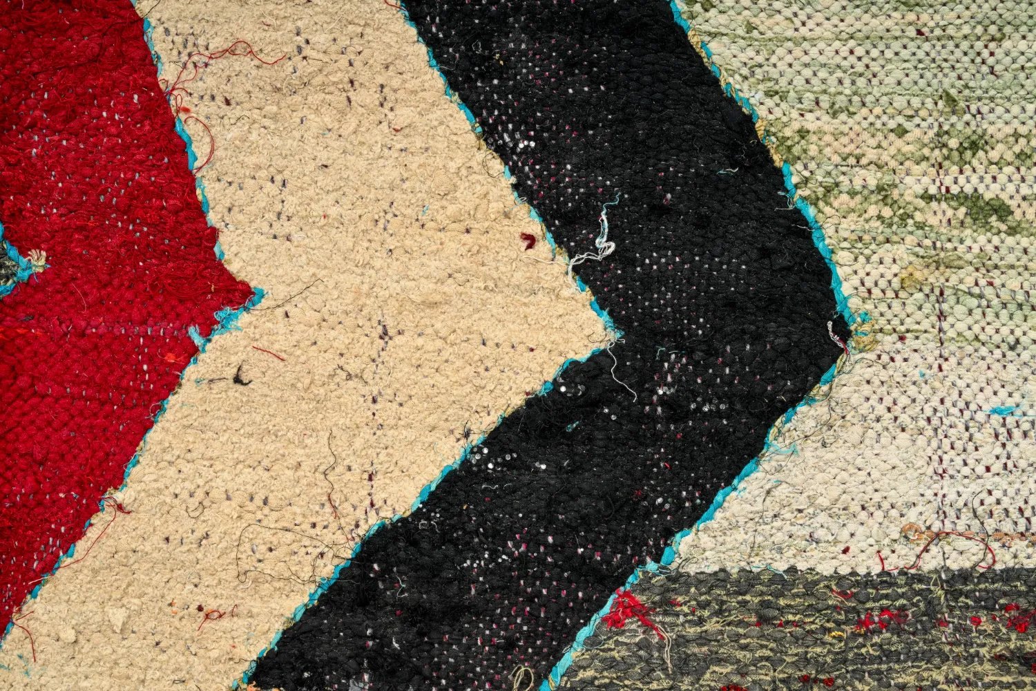 Berberyjskie Dywany Boucherouite Z Maroka 130 x 225 cm