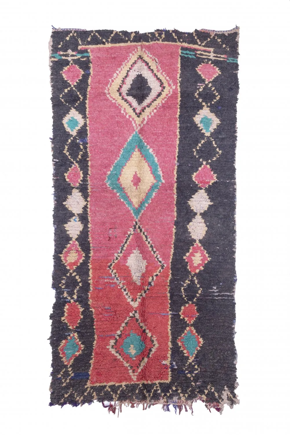Berberyjskie Dywany Boucherouite Z Maroka 275 x 135 cm