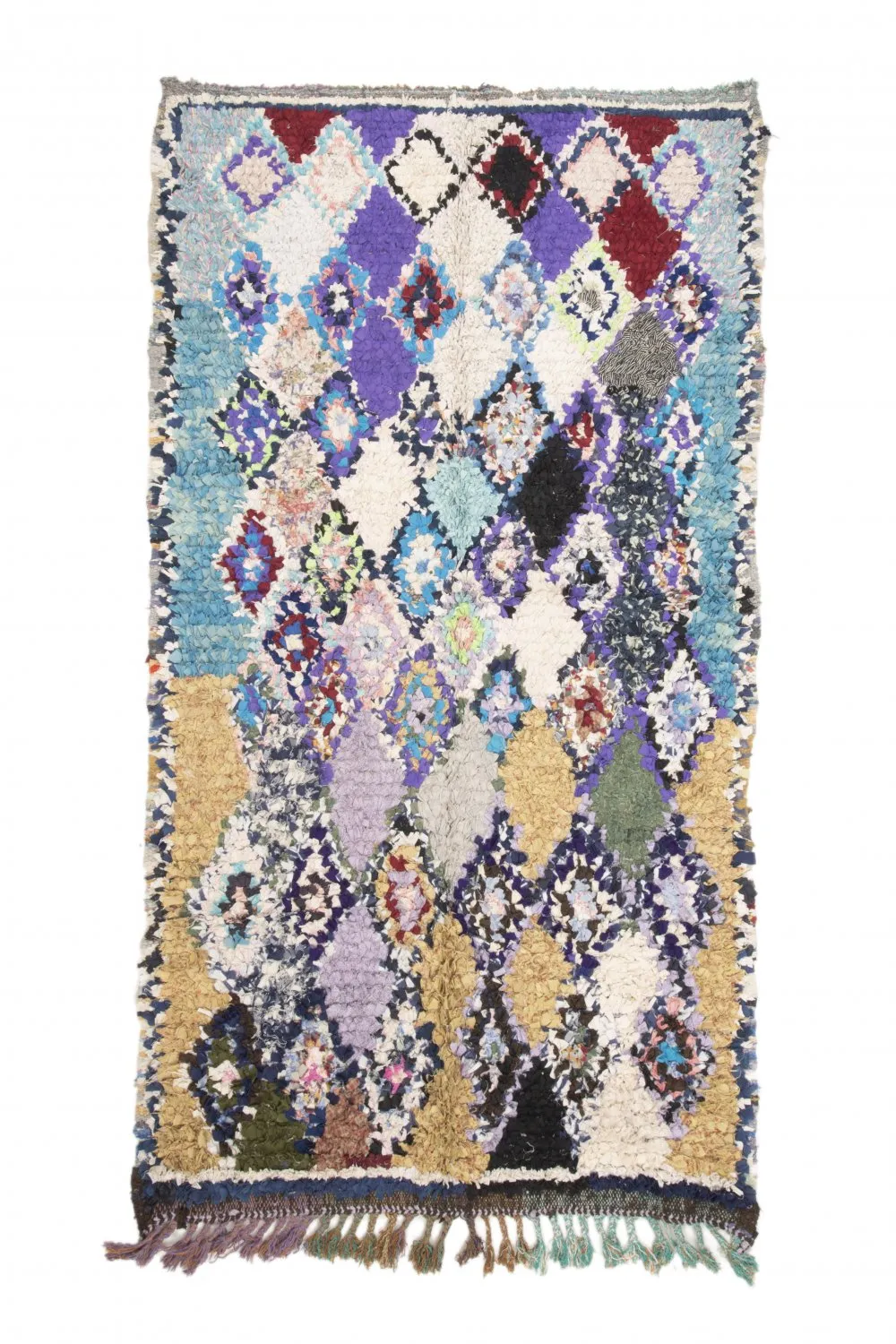 Berberyjskie Dywany Boucherouite Z Marokaa 260 x 140 cm