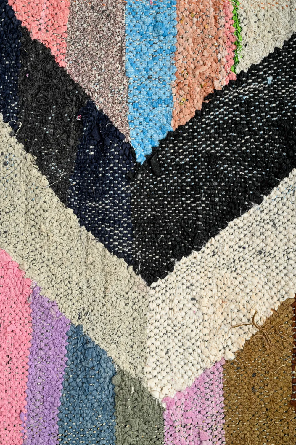 Berberyjskie Dywany Boucherouite Z Maroka 145 x 245 cm