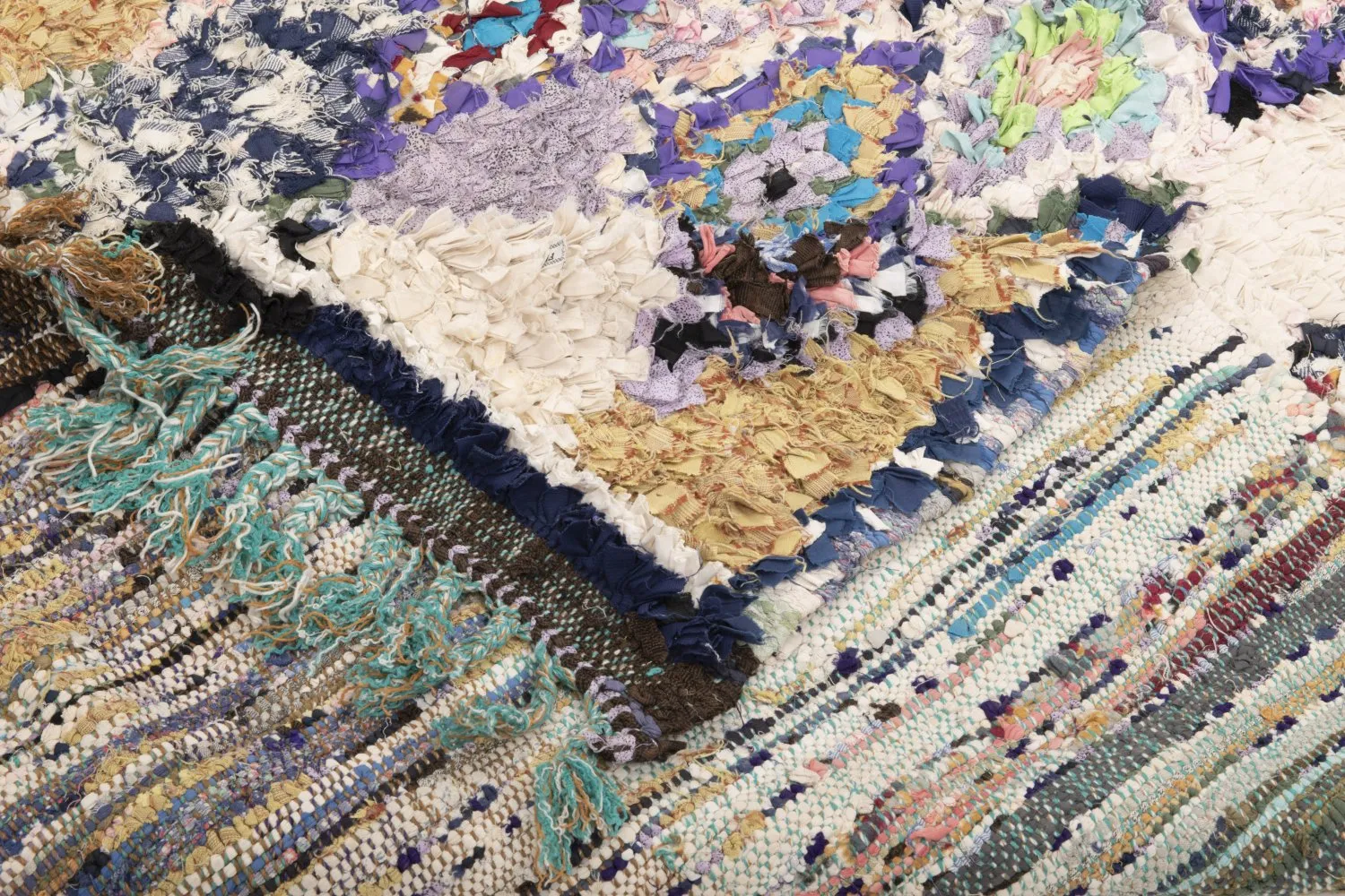 Berberyjskie Dywany Boucherouite Z Marokaa 260 x 140 cm