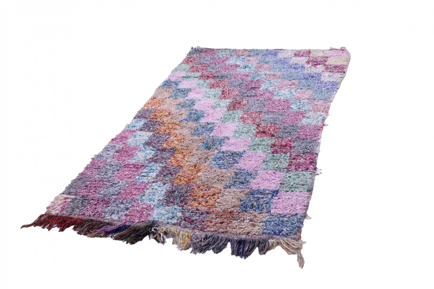 Berberyjskie Dywany Boucherouite Z Maroka 210 x 105 cm