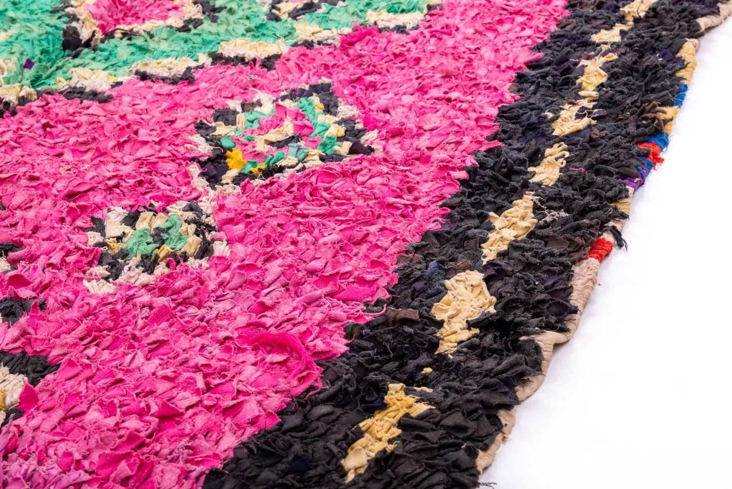 Berberyjskie Dywany Boucherouite Z Marokaa 260 x 140 cm
