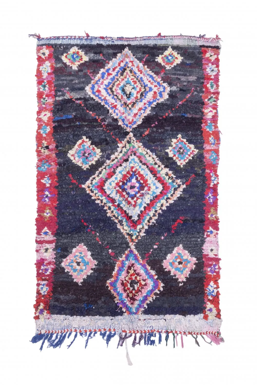 Berberyjskie Dywany Boucherouite Z Maroka 220 x 130 cm