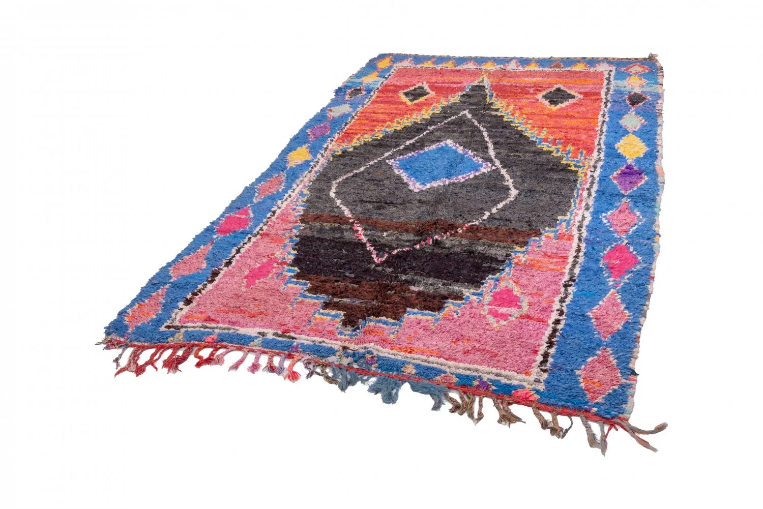 Berberyjskie Dywany Boucherouite Z Maroka 275 x 155 cm