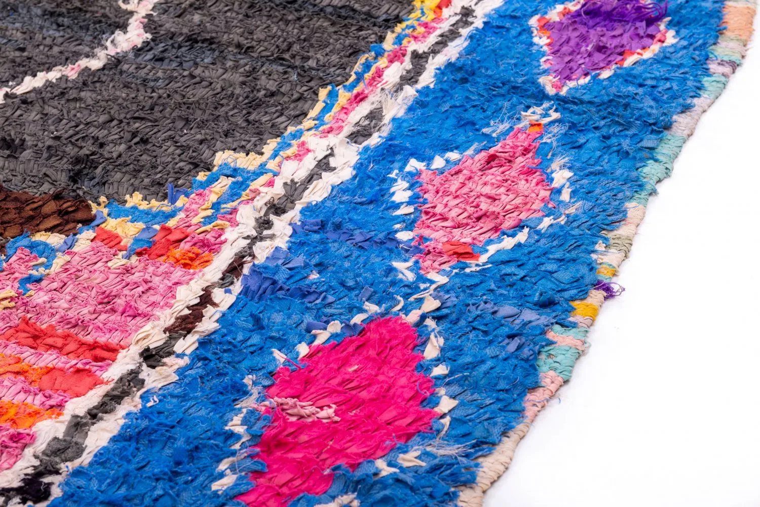 Berberyjskie Dywany Boucherouite Z Maroka 275 x 155 cm