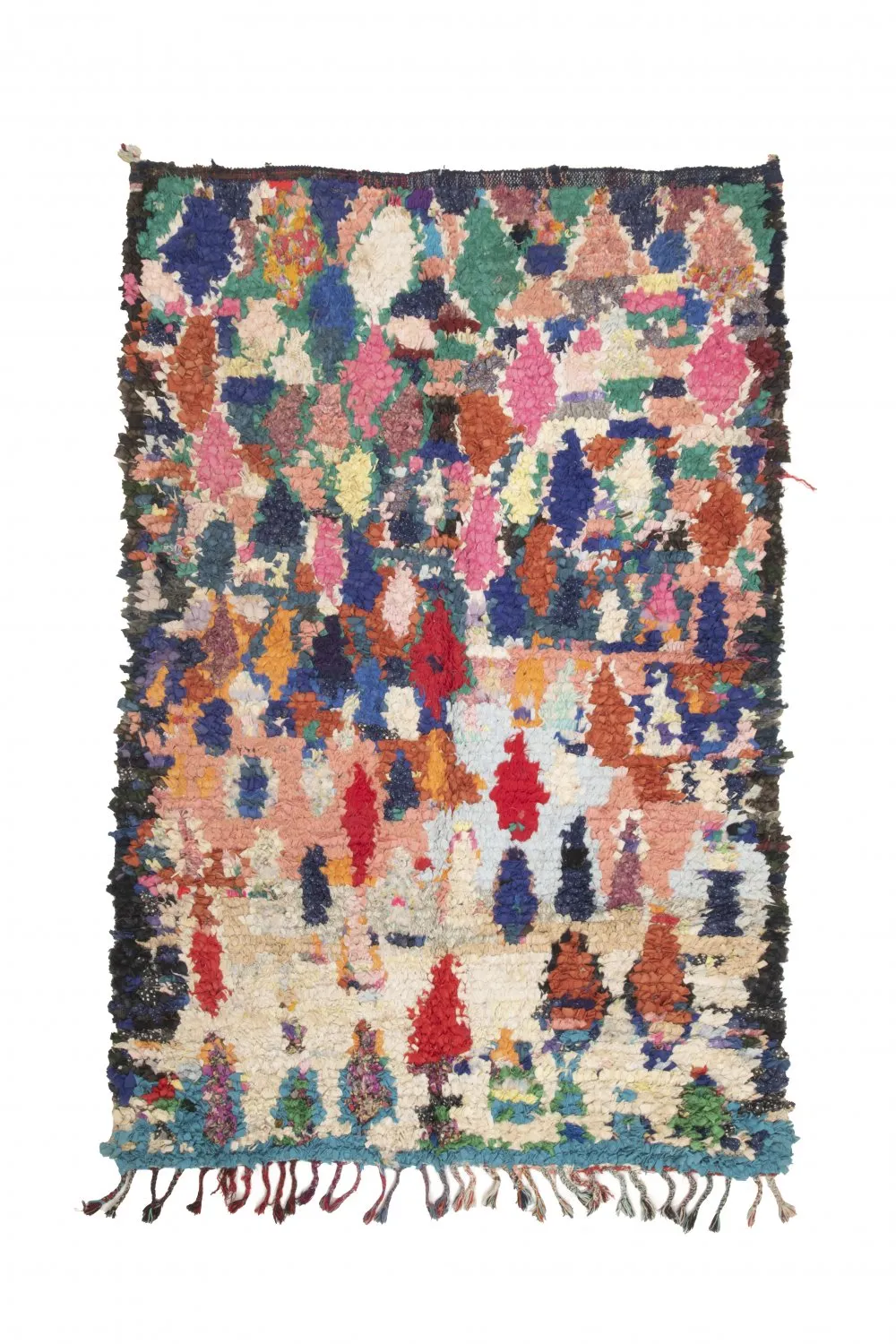 Berberyjskie Dywany Boucherouite Z Maroka 220 x 140 cm