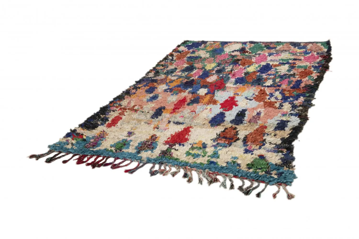 Berberyjskie Dywany Boucherouite Z Maroka 220 x 140 cm
