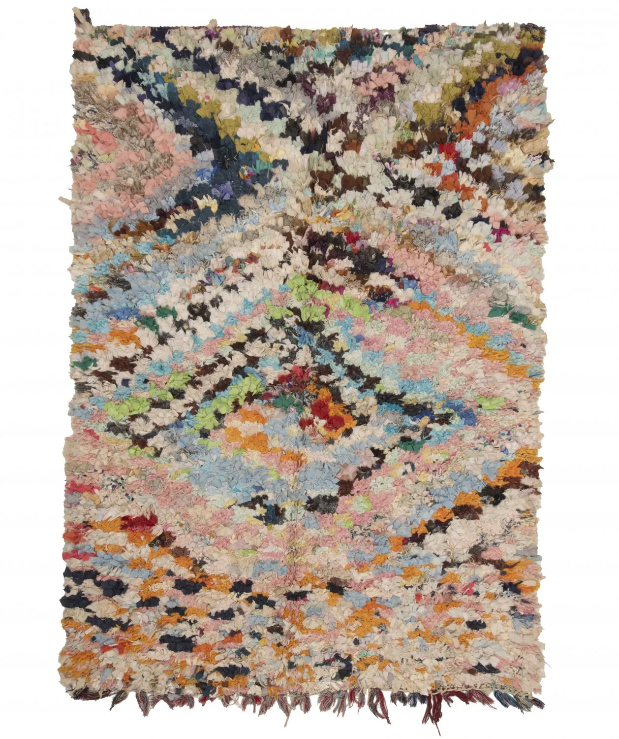 Berberyjskie Dywany Boucherouite Z Maroka 210 x 160 cm