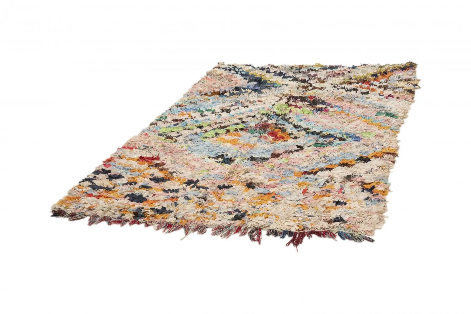 Berberyjskie Dywany Boucherouite Z Maroka 210 x 160 cm